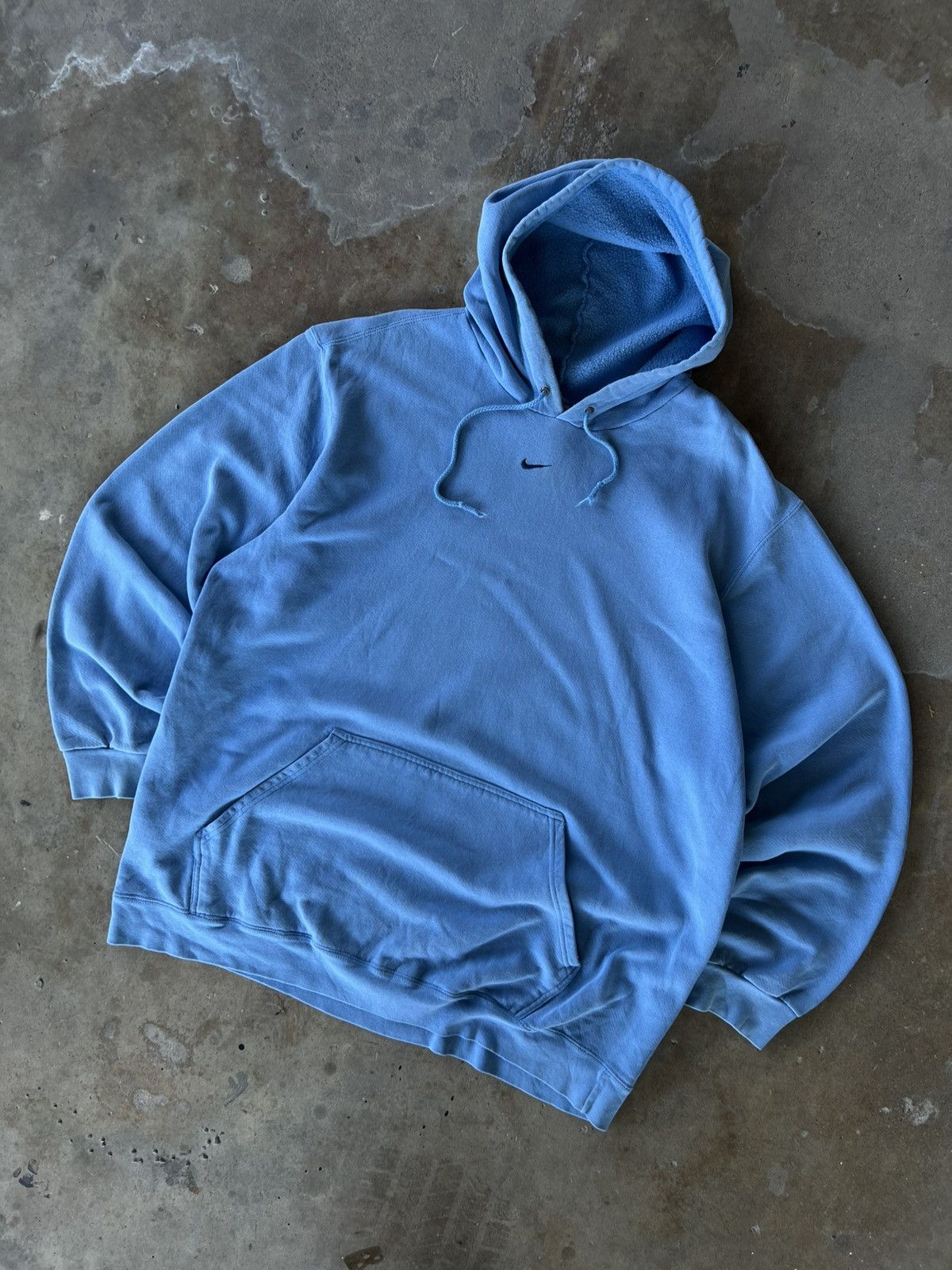 Nike Vintage RARE 2000’s Nike Center Swoosh Sweatshirt Hoodie Size US XL / EU 56 / 4 - 2 Thumbnail