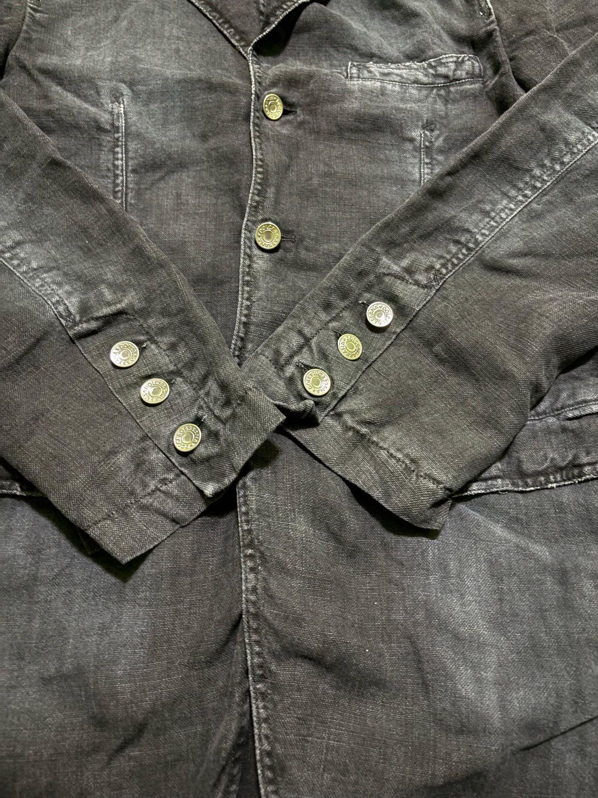 Dolce & Gabbana Dolce And Gabbana Linen Jacket Distressed Design Size US S / EU 44-46 / 1 - 10 Thumbnail