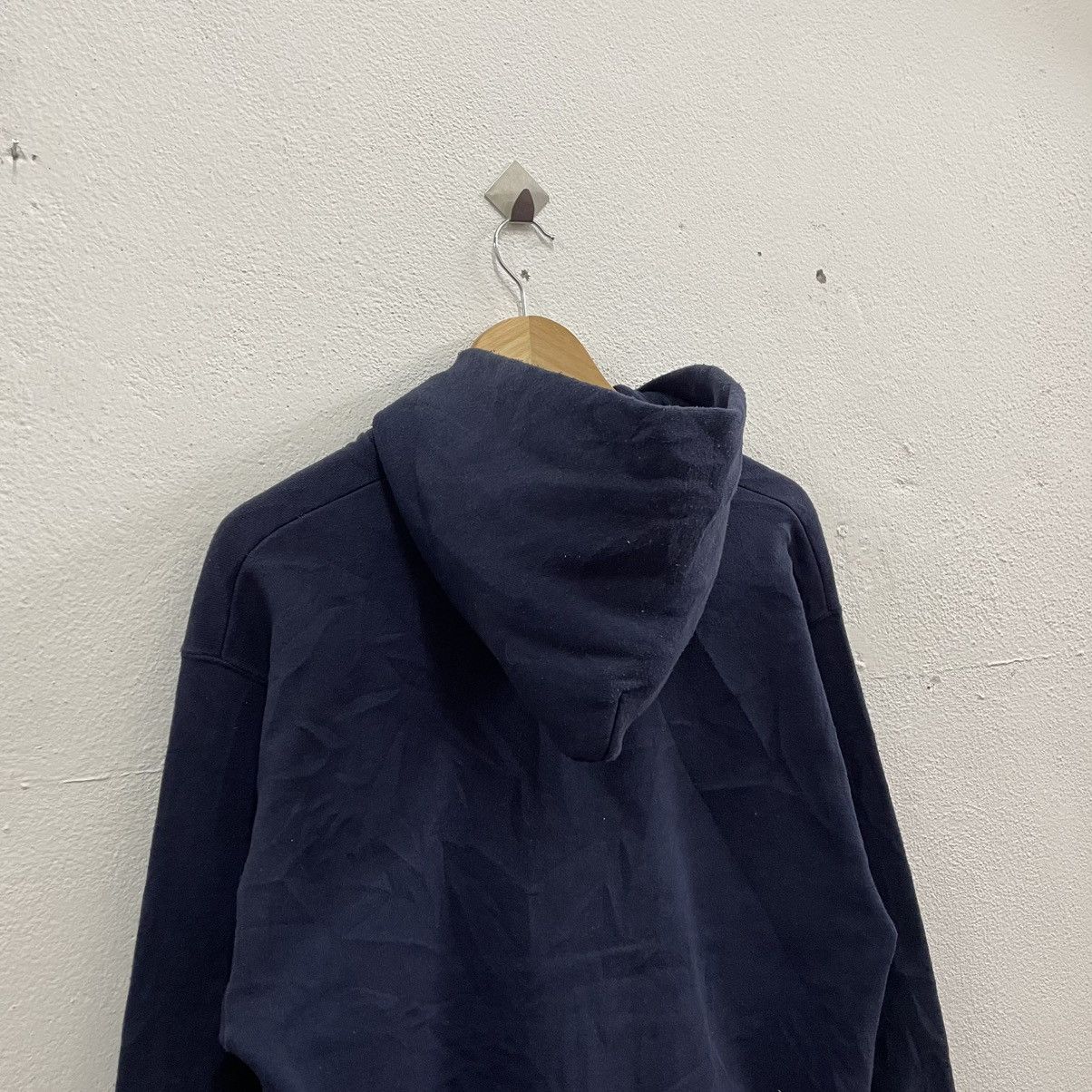 Tultex 🔥Vintage 90s Tultex Plain Minimalist Pullover Sweater Hoodie Size US M / EU 48-50 / 2 - 3 Thumbnail