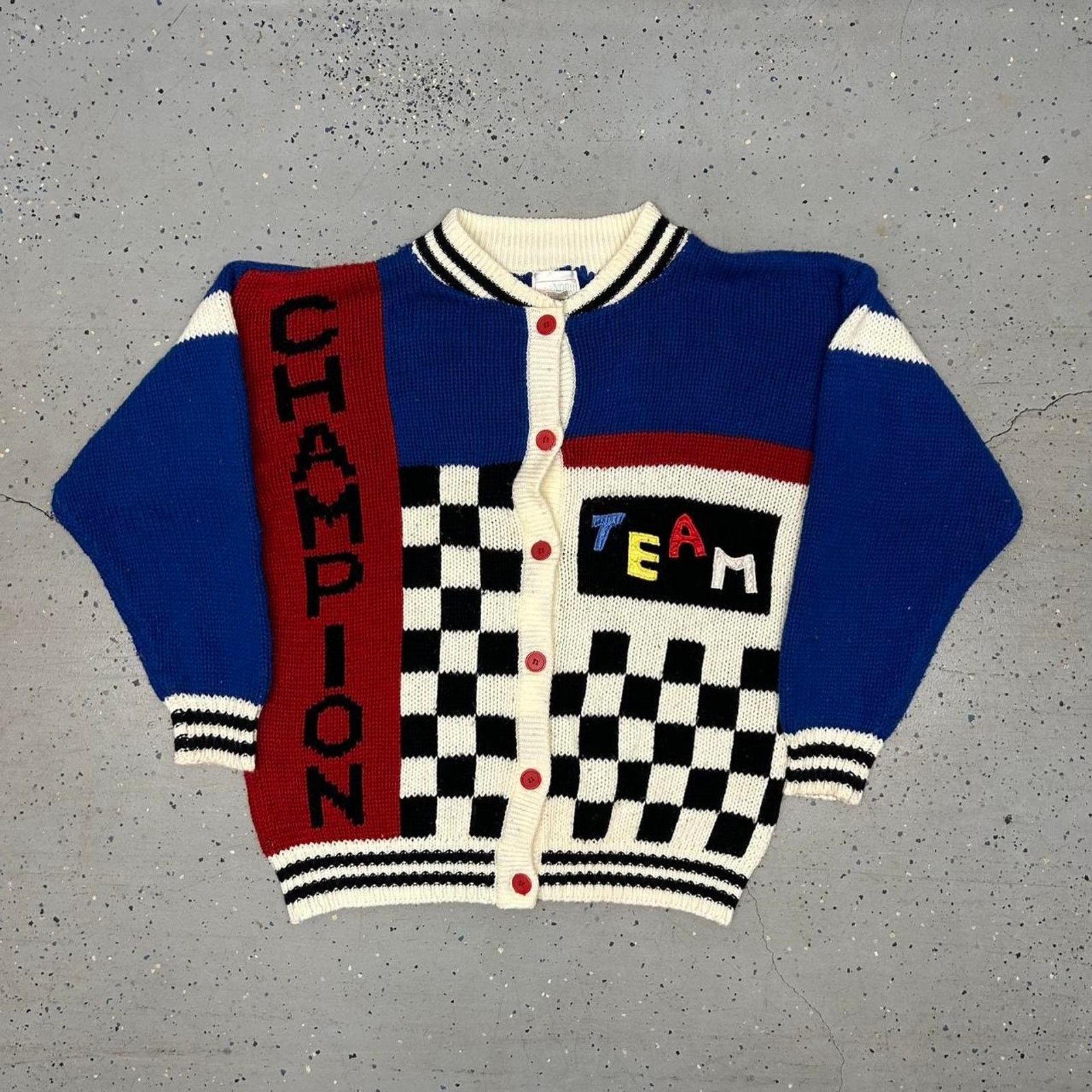 Other VTG 90s Mister Noah Champion cardigan knit sweater Size M / US 6-8 / IT 42-44 - 1 Thumbnail