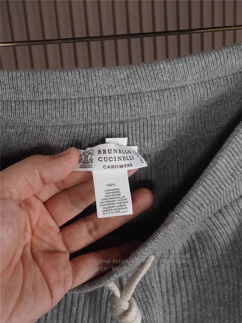 Brunello Cucinelli Brunello Cucinelli size L Thick Cashmere Pants Size US 28 / EU 44 - 9 Thumbnail