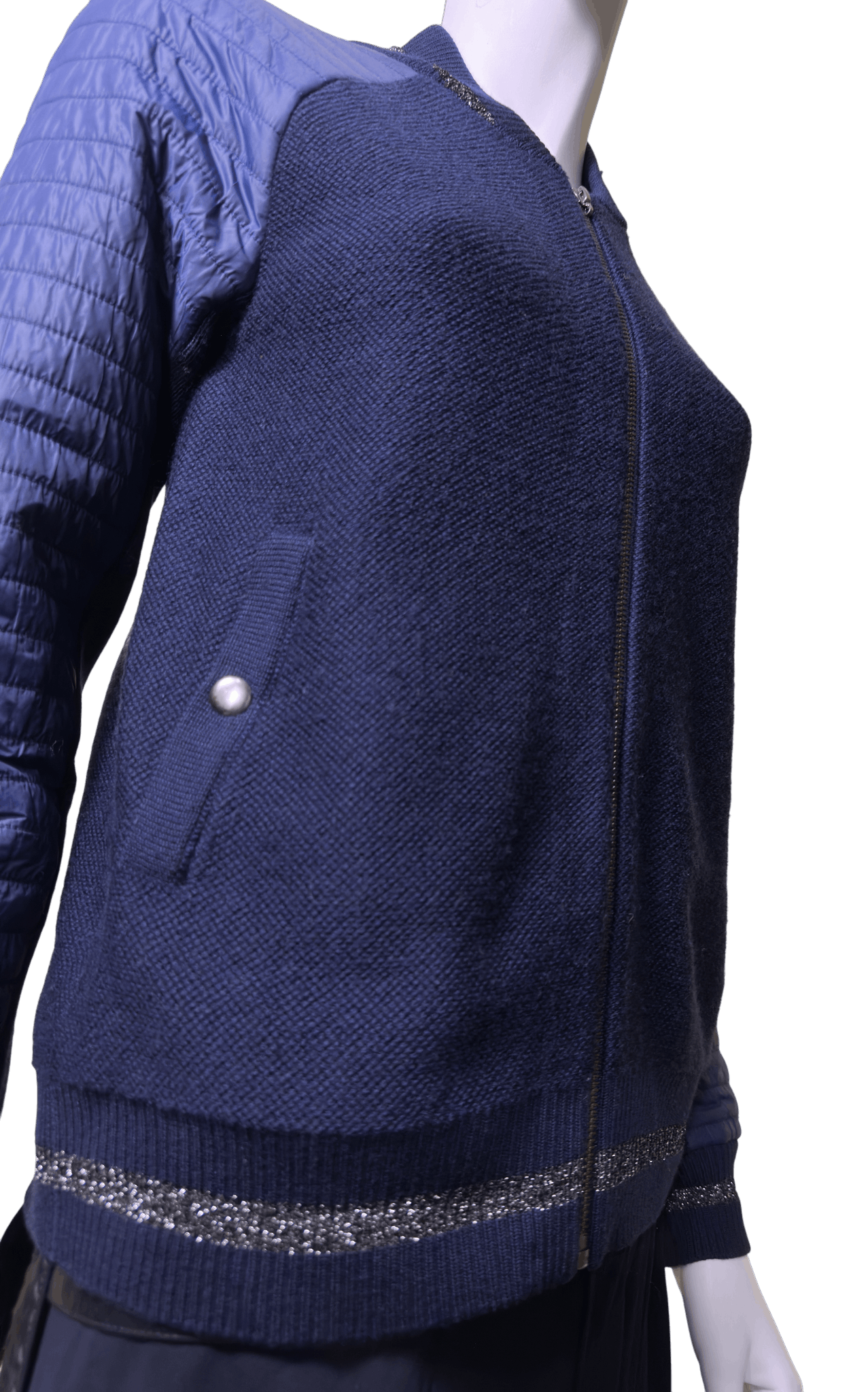 St. John blue cardigan jacket Size M / US 6-8 / IT 42-44 - 4 Thumbnail