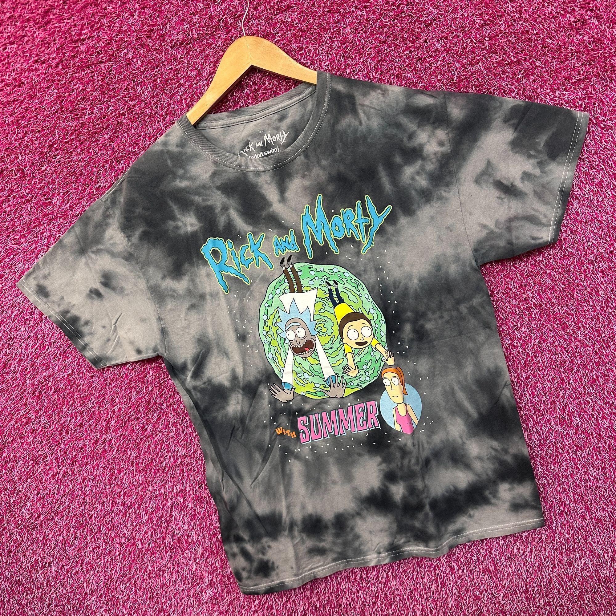 Ripple Junction Rick & Morty with Summer Cartoon Series Adult Swim Tie Dye L Size US L / EU 52-54 / 3 - 3 Thumbnail