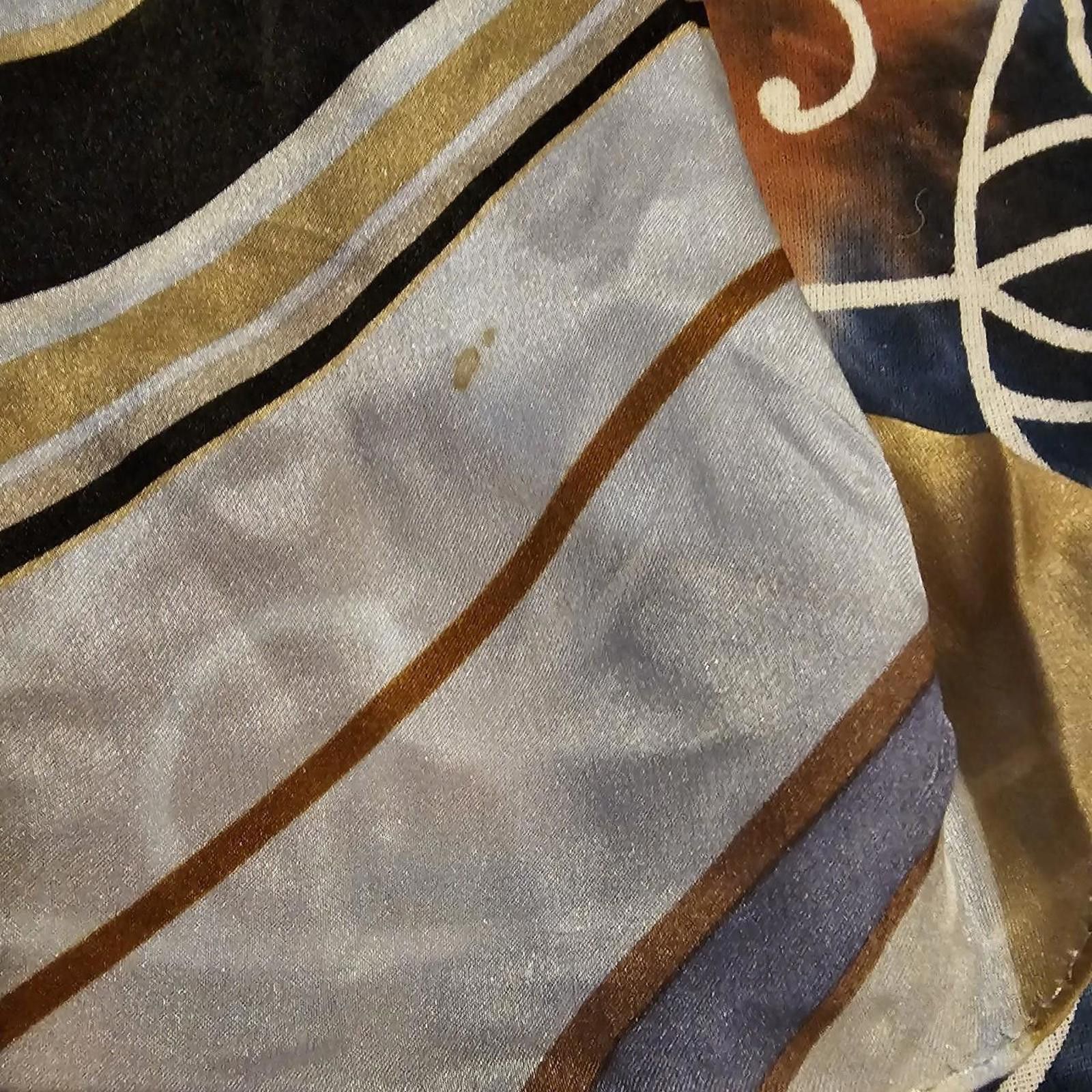 Ecko Unltd. Echo Women's Black and Gold Vintage Scarf Size ONE SIZE - 8 Thumbnail