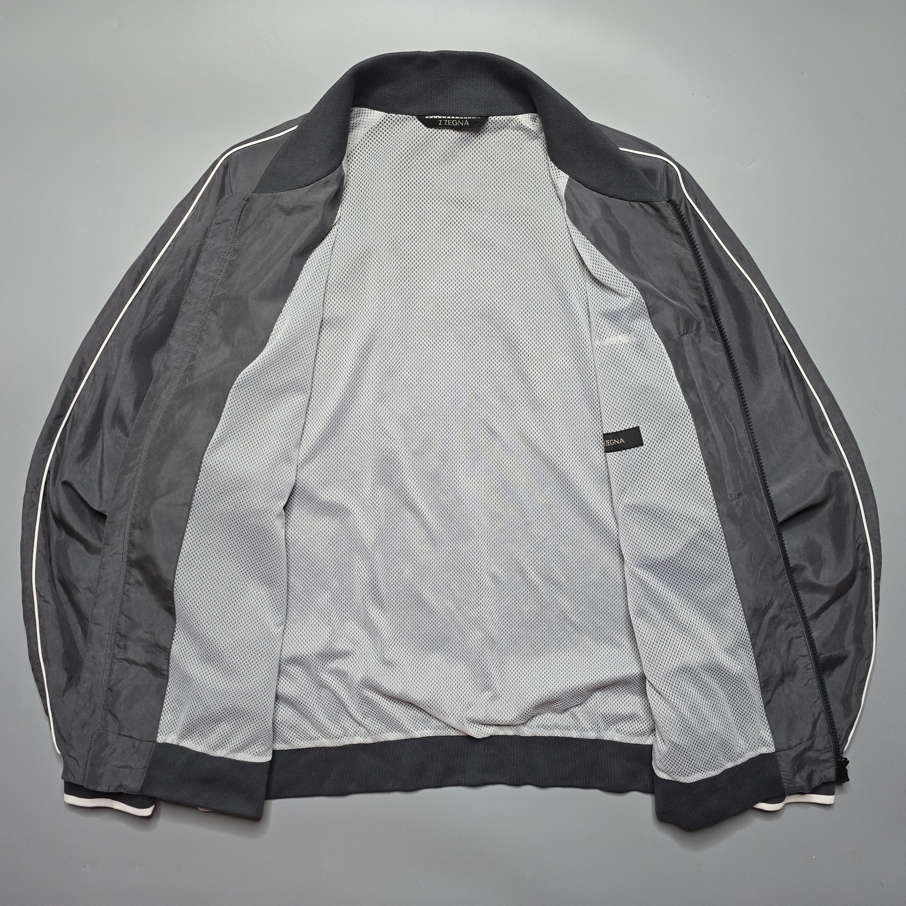 Ermenegildo Zegna Z Zegna - Silk Bomber Jacket Size US L / EU 52-54 / 3 - 3 Thumbnail
