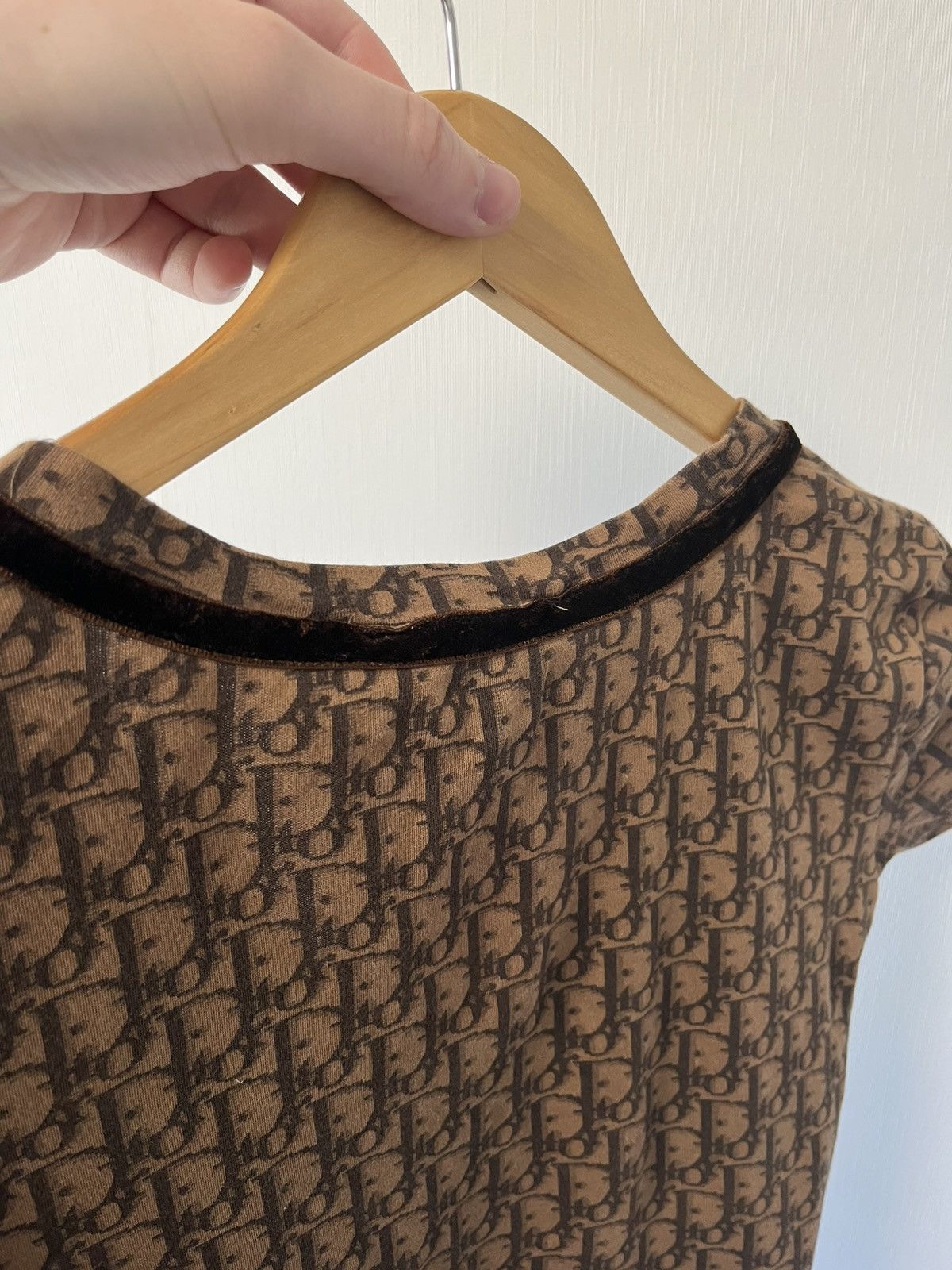 Dior × Vintage Christian Dior 2005 Trotter Top T-Shirt Monogram Vintage Size S / US 4 / IT 40 - 4 Thumbnail