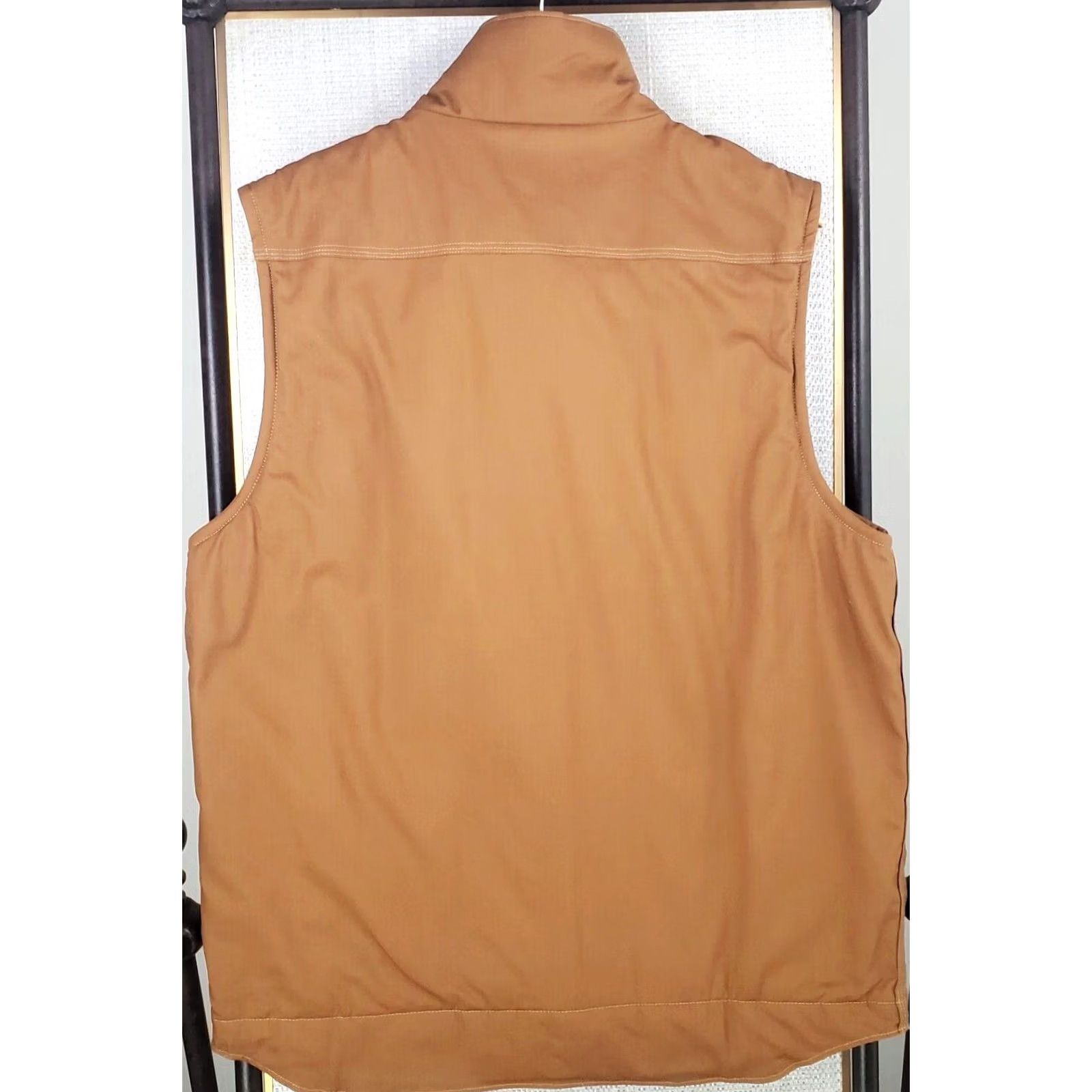 Carhartt Carhartt Vest Mens FR Flame Resistant Full Zip Quick Duck Canvas Rain Defender Insulated 3M Thinsulate L Beige Sandstone Khaki Size L Size US L / EU 52-54 / 3 - 7 Thumbnail