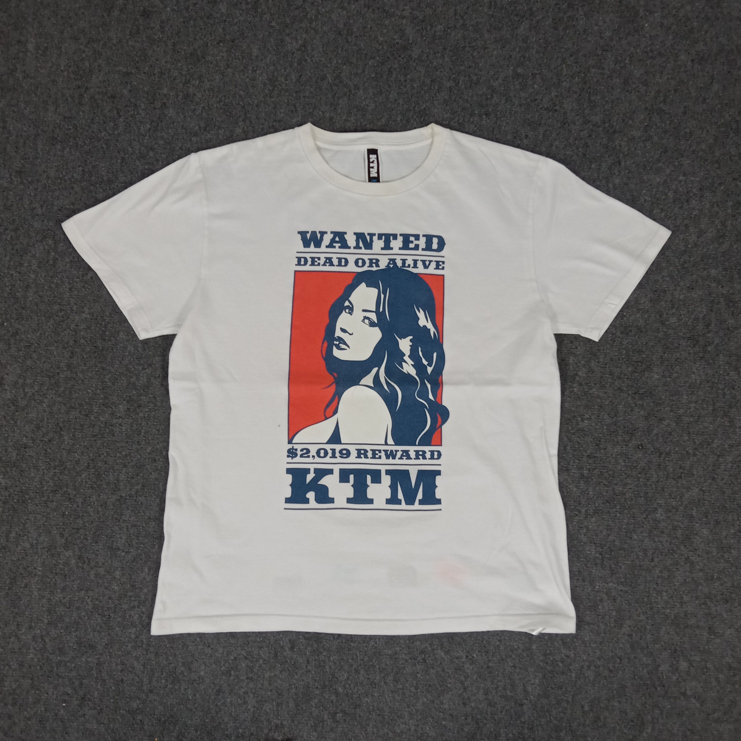 Japanese Brand × Vintage Hysteric Glamour Wanted Dead Or Alive Parody Tshirt Size US L / EU 52-54 / 3 - 1 Thumbnail