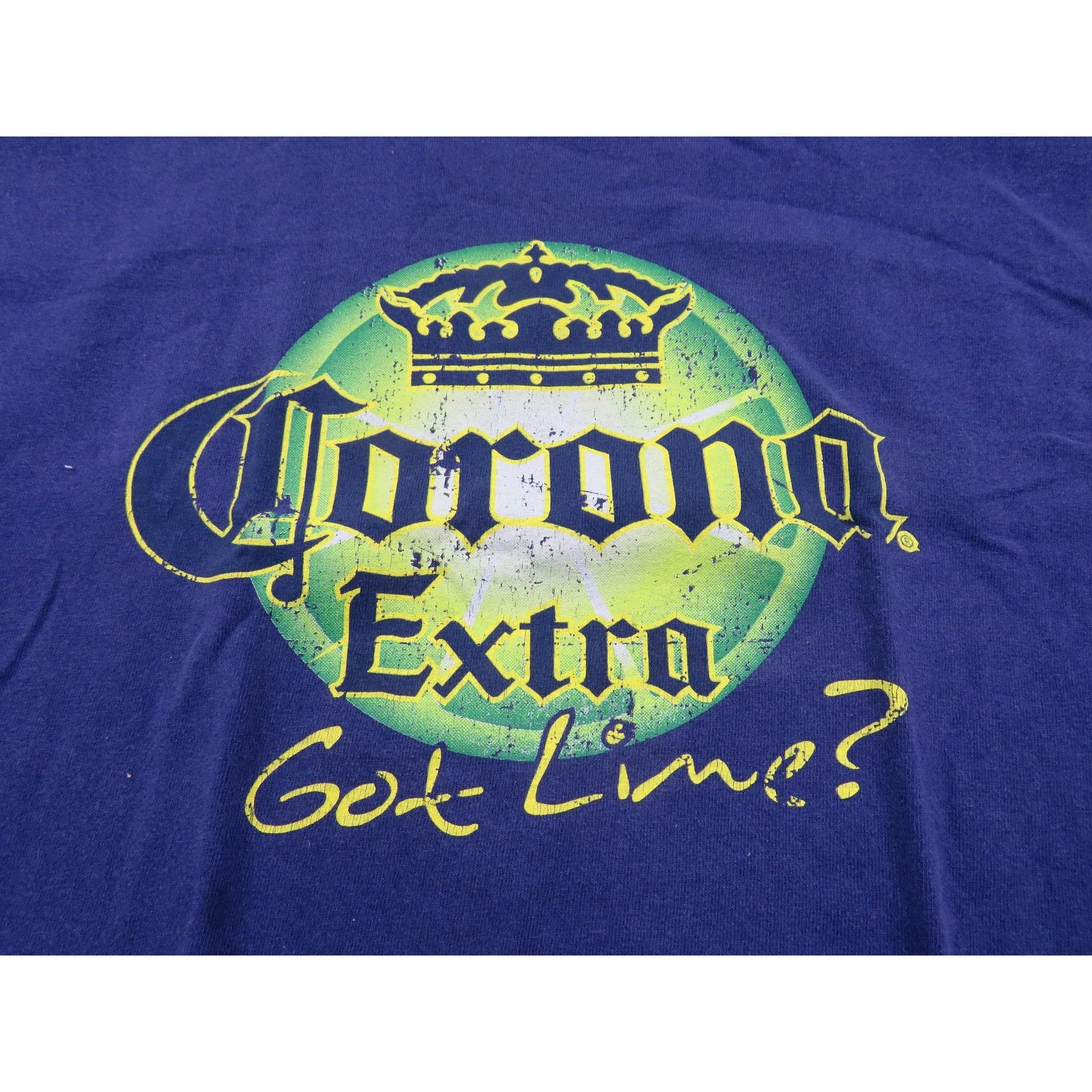 Fruit Of The Loom Corona Extra Got Lime? Blue T-shirt Sz L 1990s Size US L / EU 52-54 / 3 - 2 Thumbnail