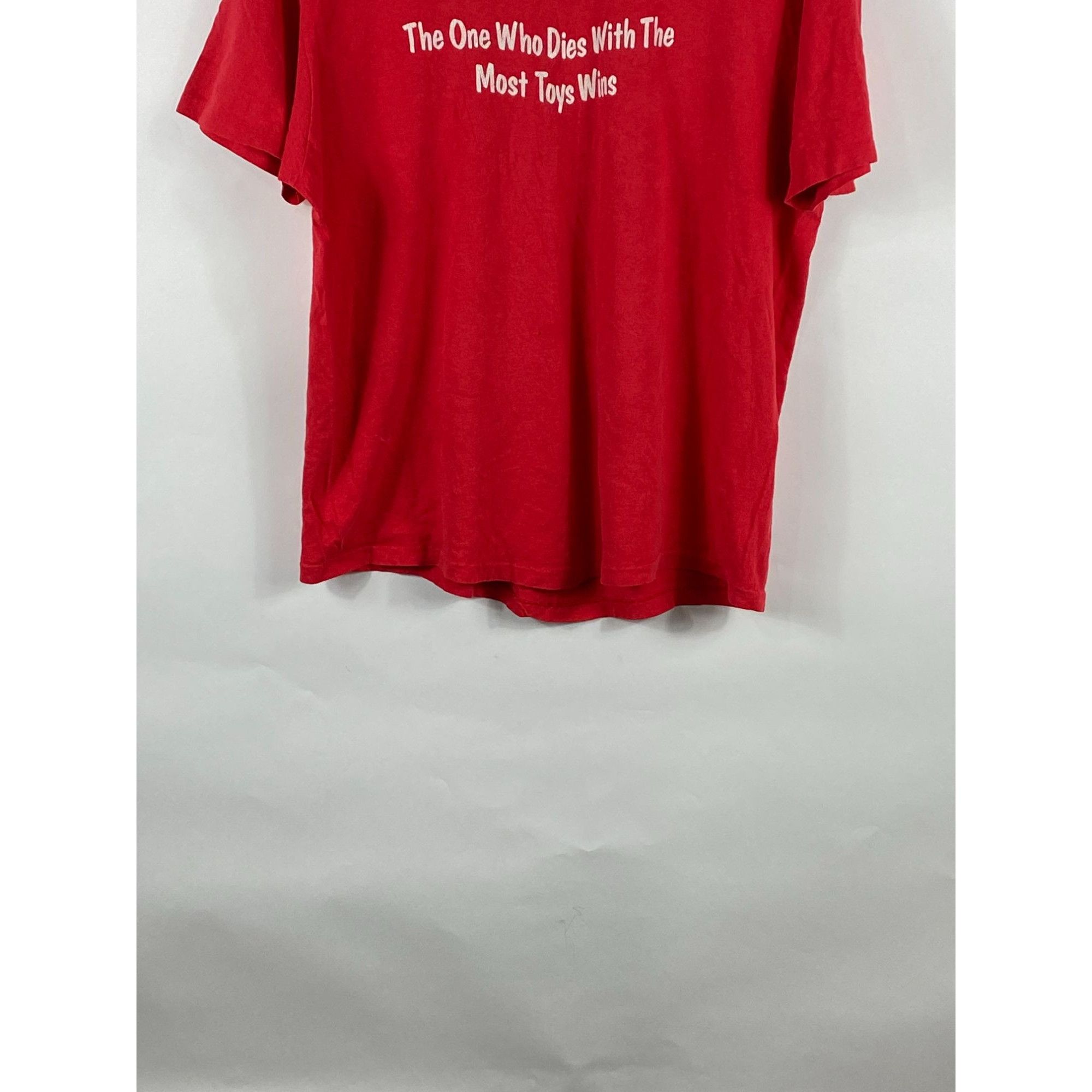 Hanes Vintage Hanes The One Who Dies With The Most Toys Wins Tee S ...