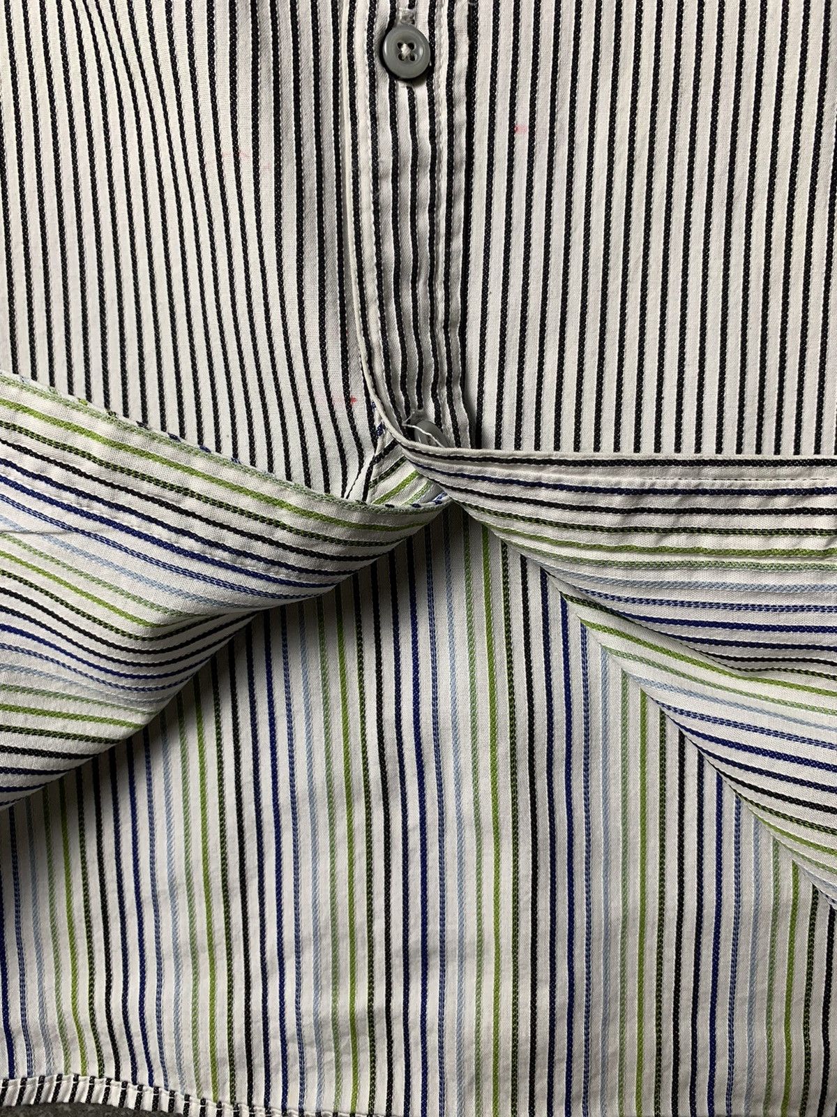 Beams Plus 2000s Japanese Brand Beams Heart Stripe Shirt Size US M / EU 48-50 / 2 - 6 Thumbnail