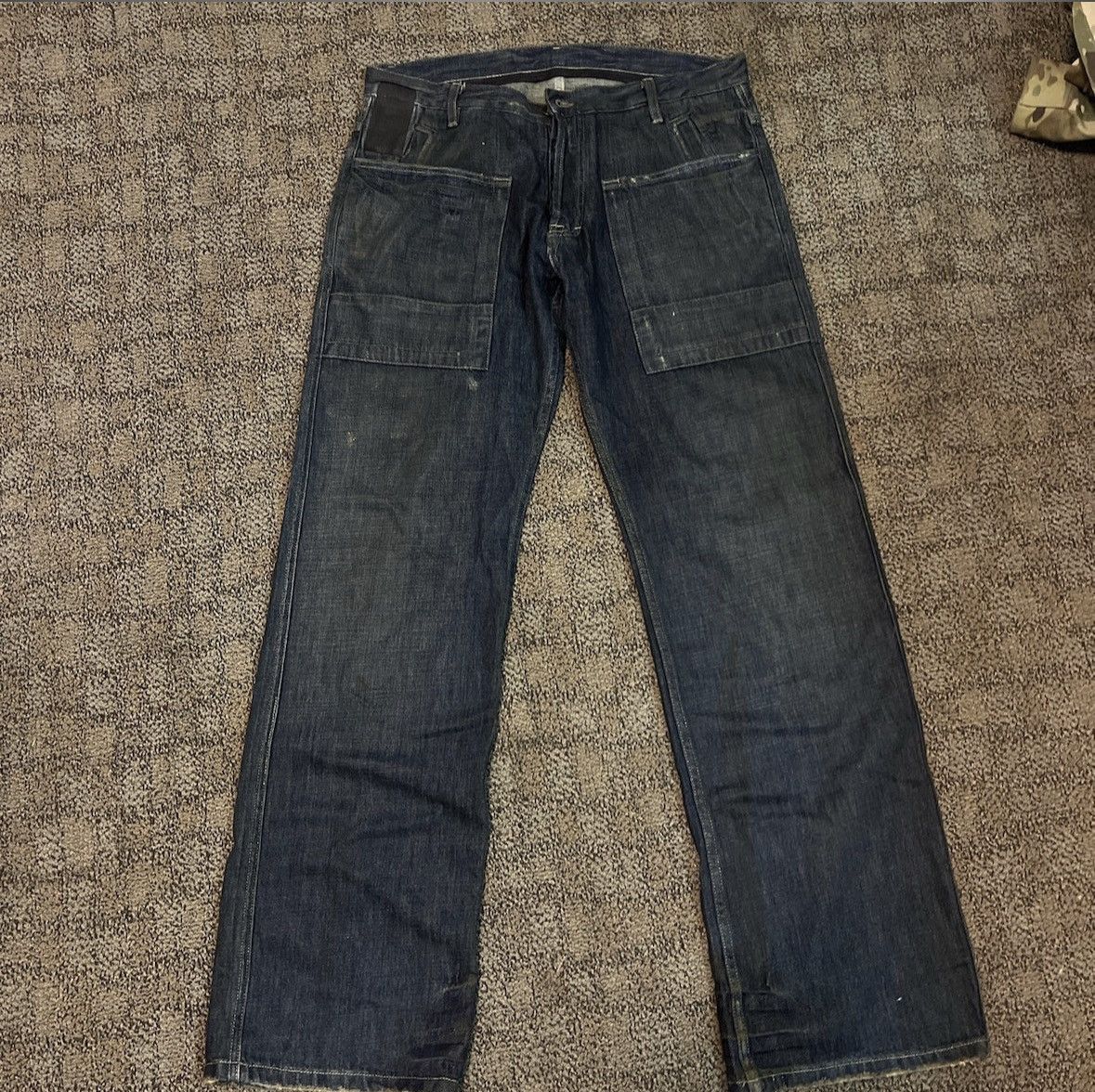 Rick Owens Rick Owens SLAB Denim Jeans MKD2014 | Grailed