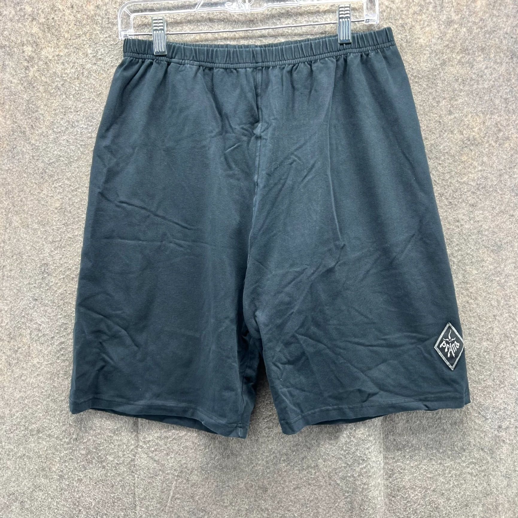 Prana VINTAGE prAna Shorts Mens XL Black Streetwear Elastic Waist Fleece Baggy Y2K Regular Men XS? Size US 36 / EU 52 - 2 Thumbnail