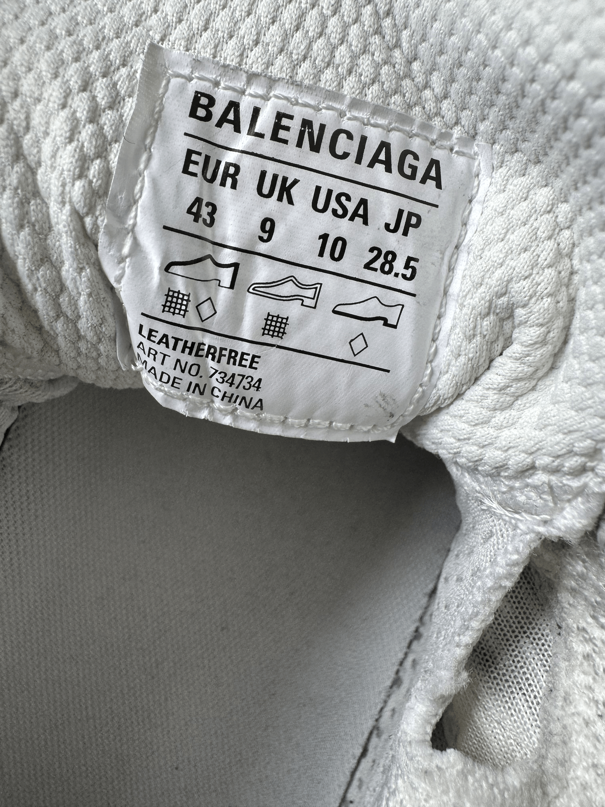 Balenciaga Balenciaga 3XL Sneakers Multicolour Grey Pink Size US 10 / EU 43 - 3 Thumbnail