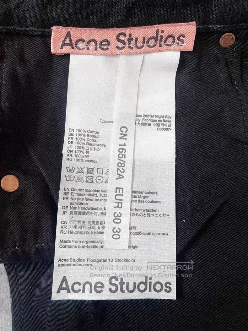 Acne Studios Acne Studios Bullet Hole Destroyed Hole Flared Denim Pants Size US 30 / EU 46 - 7 Thumbnail