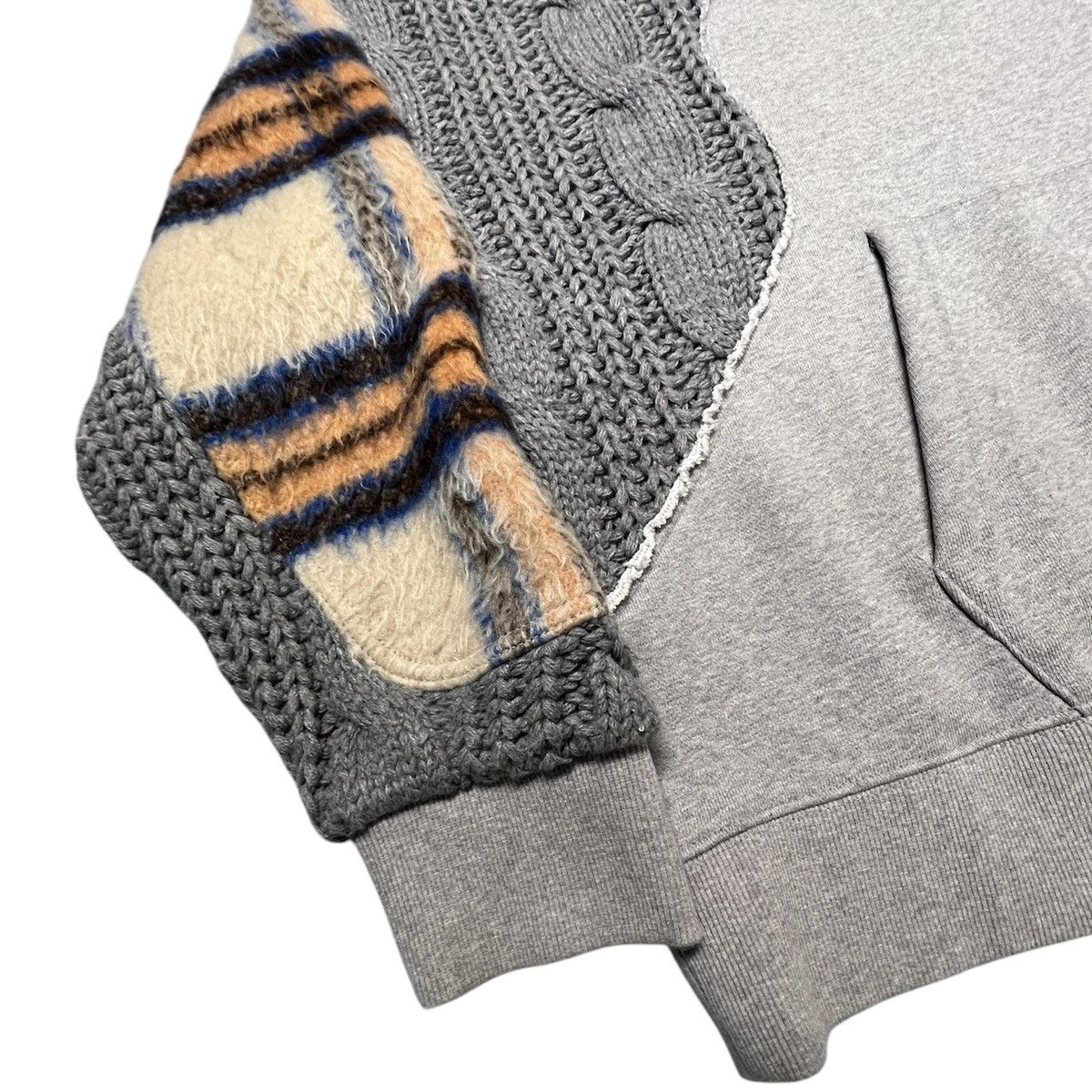 Andersson Bell ANDERSSON BELL Contrast ANTWERP Knit Hoodie Sweatshirt Size US XL / EU 56 / 4 - 3 Thumbnail