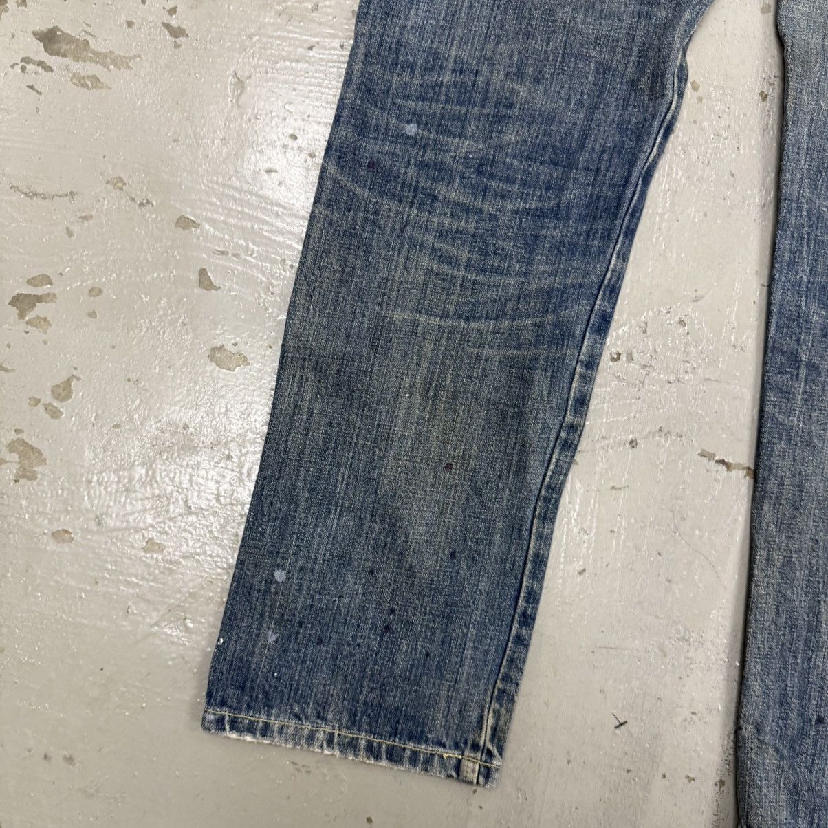 Beams Plus Beams Paint Splatter Distressed Denim Jeans Helmut Lang Size US 32 / EU 48 - 14 Thumbnail