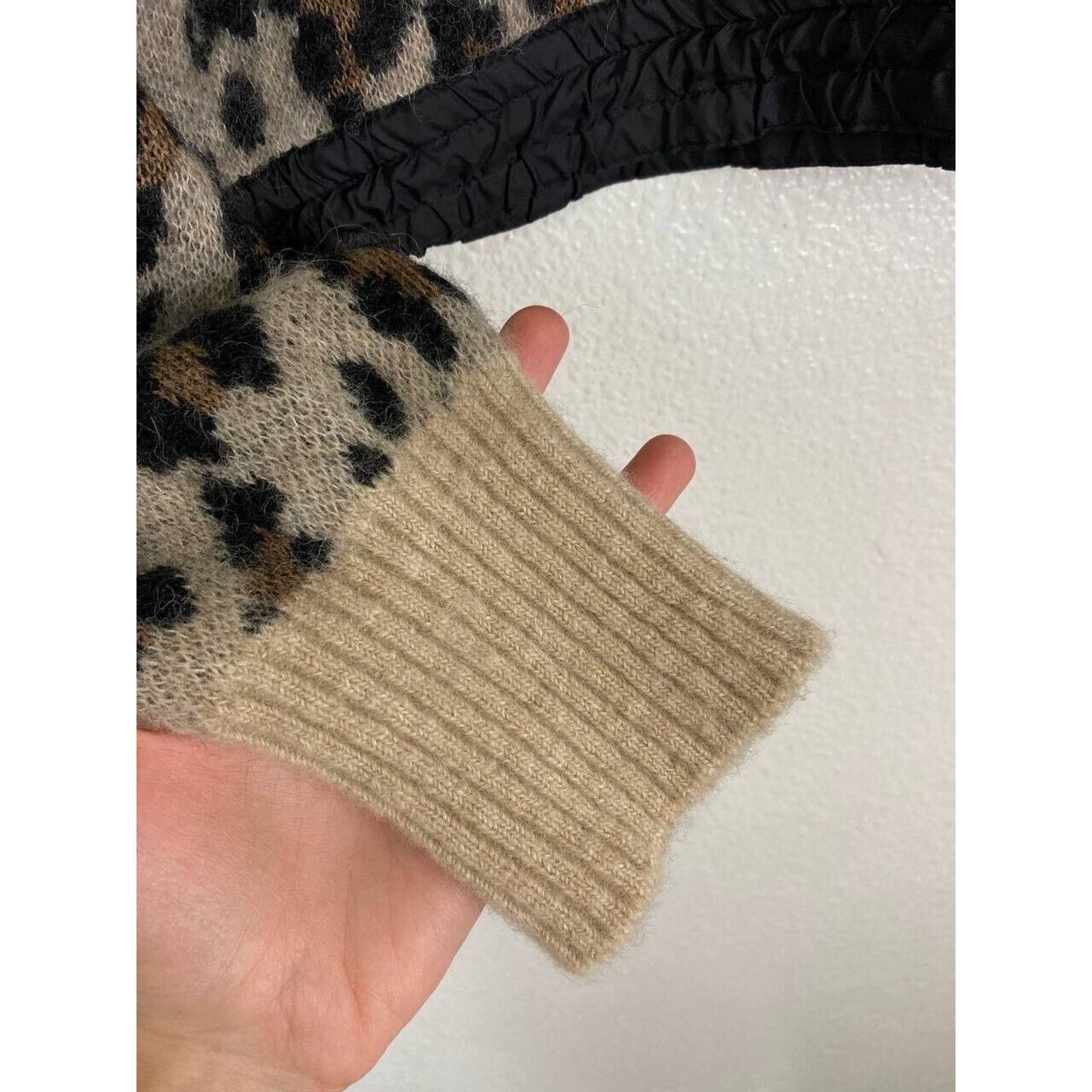 Sacai Sacai Leopard Print Alpaca Wool Sweater Medium Turtleneck Size M / US 6-8 / IT 42-44 - 8 Thumbnail