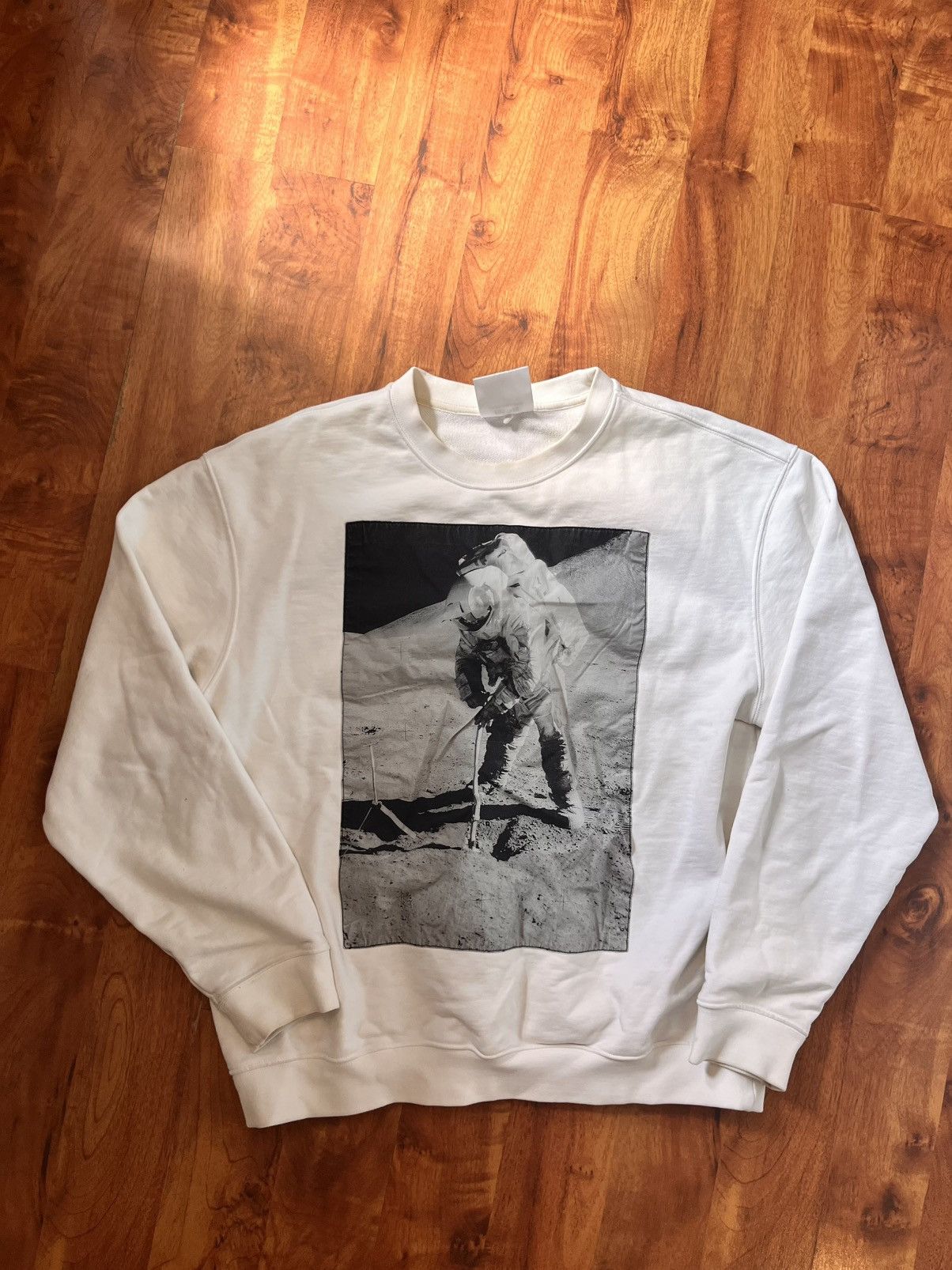calvin klein moon landing rare crewneck