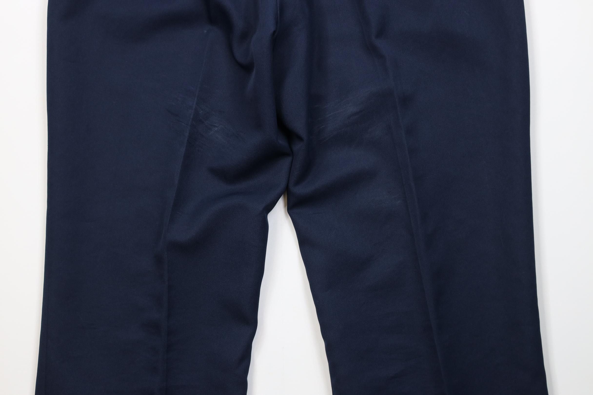 Vintage Vintage 70s Streetwear Knit Wide Leg Chino Pants Blue Size US 38 / EU 54 - 14 Thumbnail