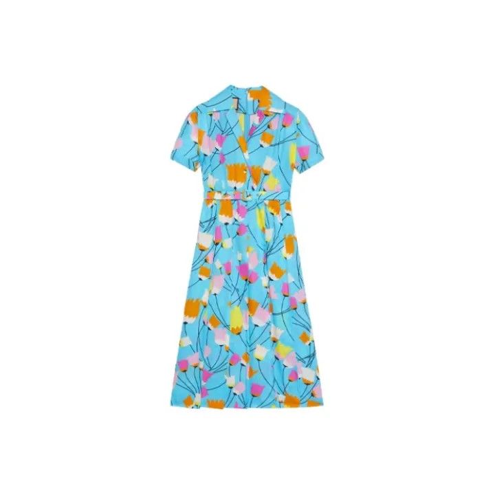 Gucci Gucci Floral Print Midi Dress for Women Size S / US 4 / IT 40 - 1 Thumbnail