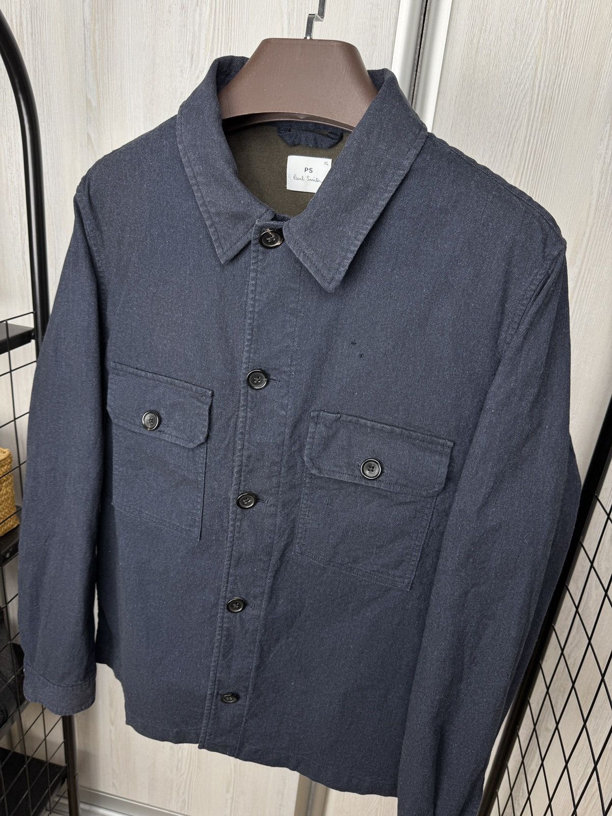 Paul Smith Paul Smith vintage French work style overshirt jacket Size US XL / EU 56 / 4 - 5 Thumbnail