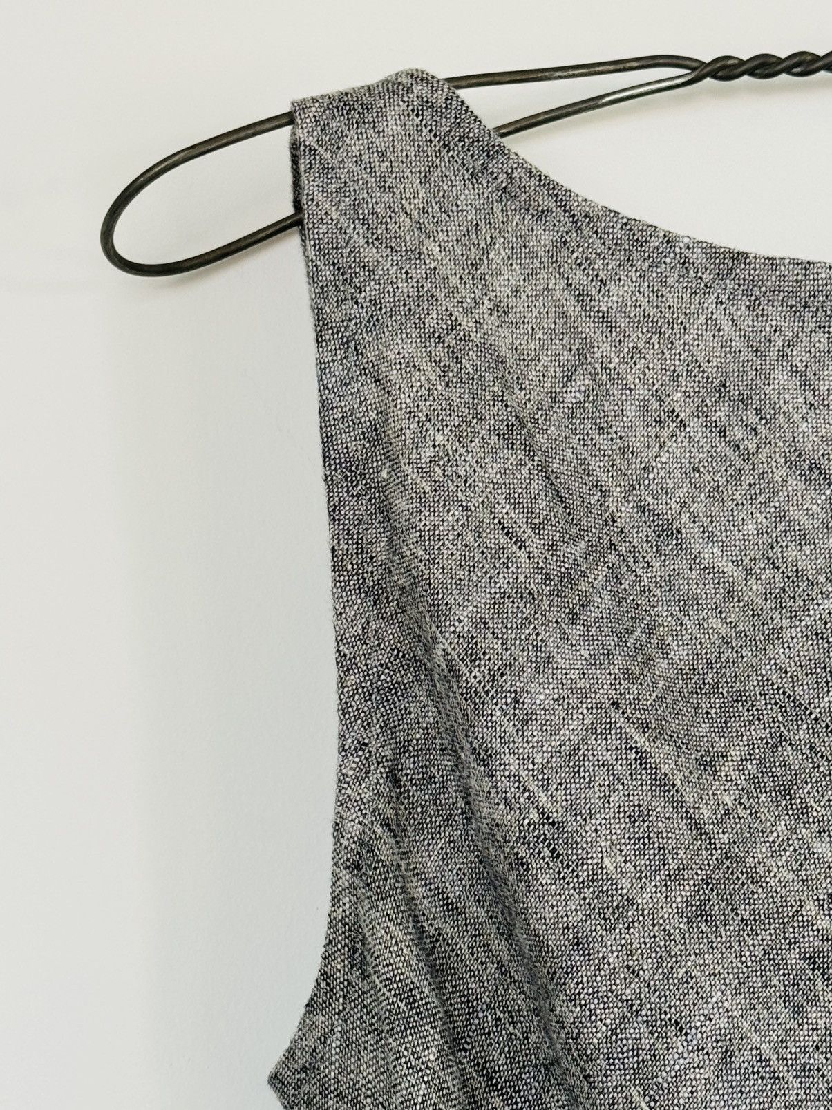 Philosophy di Lorenzo Serafini Philosophy Di Alberta Ferretti gray linen maxi gown Size XL / US 12-14 / IT 48-50 - 3 Thumbnail
