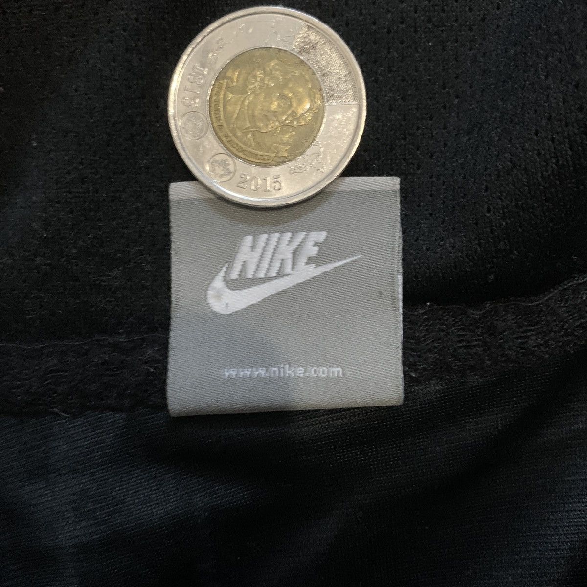 Nike × Vintage Nike Y2K Black Logo Polo (Double-Layered) Size US M / EU 48-50 / 2 - 8 Thumbnail