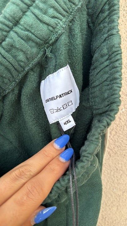 Daniel Patrick Daniel Patrick Mens Size 4XL Sweat Pants Green New Designer Size US 42 / EU 58 - 4 Thumbnail