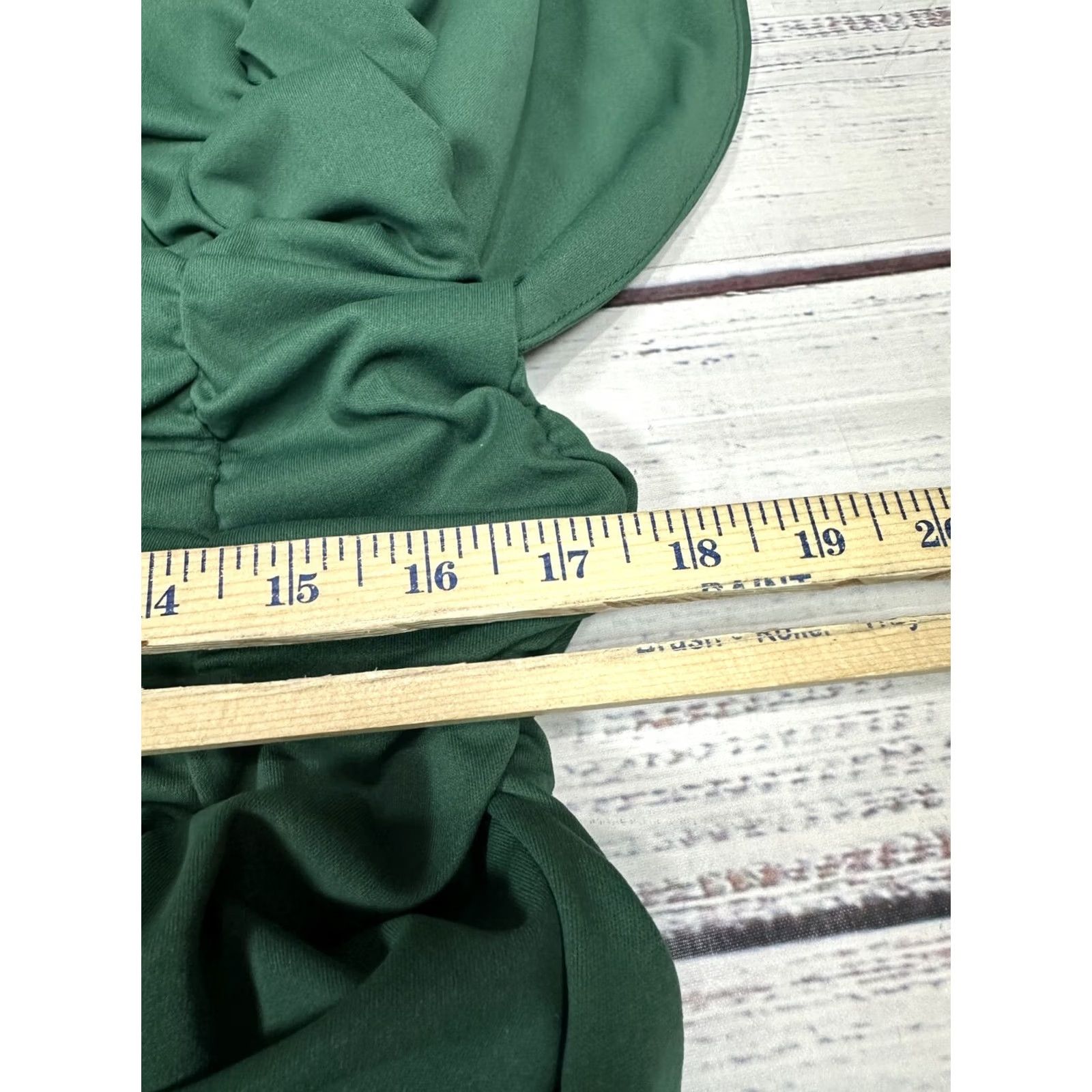 Vintage Grace Karin Green Ruched Dress Mini Cocktail Sleeveless Stretch Womens Sz S NWT Size S / US 4 / IT 40 - 6 Thumbnail