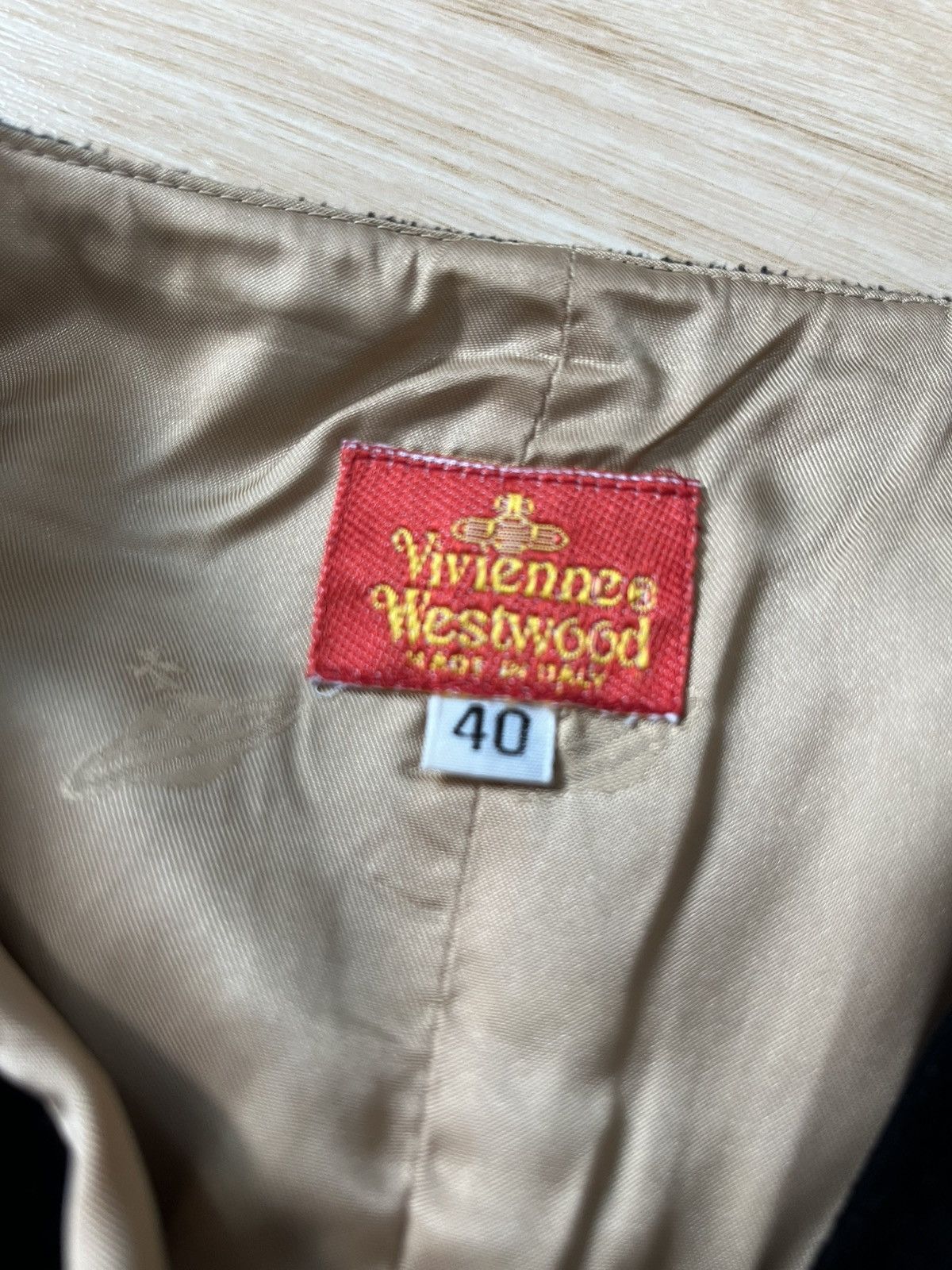 Vivienne Westwood 10 90s Vintage 6 buttons velvet waist coat vest jacket Size M / US 6-8 / IT 42-44 - 6 Thumbnail