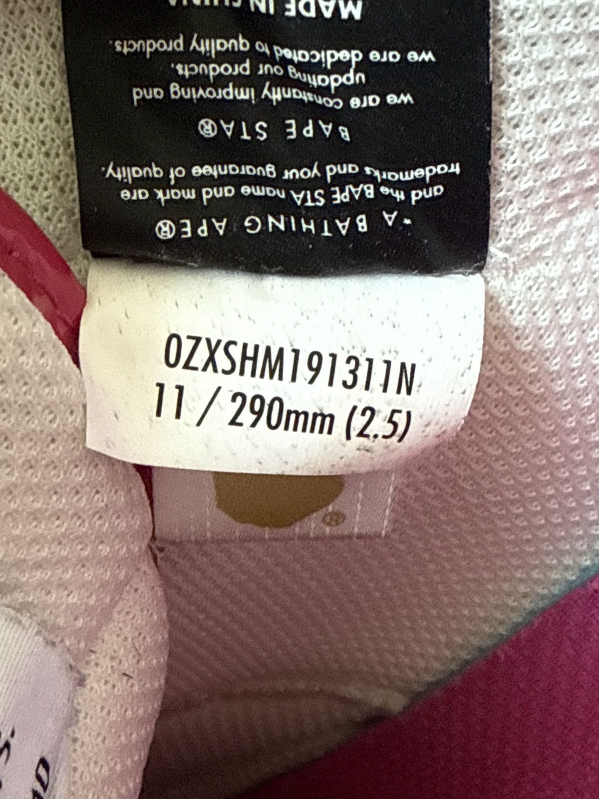 Bape Pink Patent Leather Sk8 Sta Size US 11 / EU 44 - 7 Thumbnail