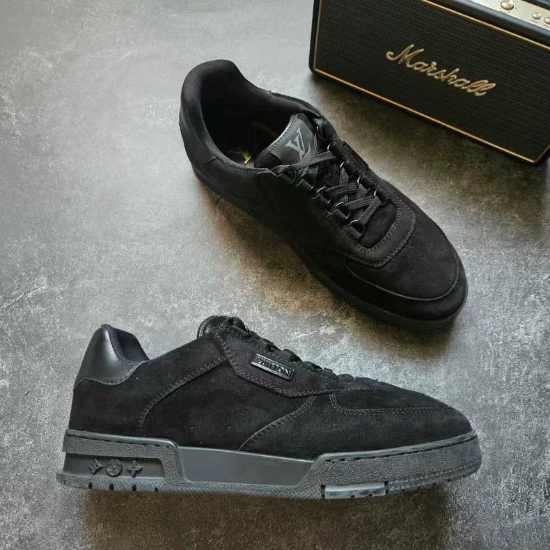 Louis Vuitton louis vuitton trainer black sneakers-2507 Size US 8 / EU 41 - 4 Thumbnail