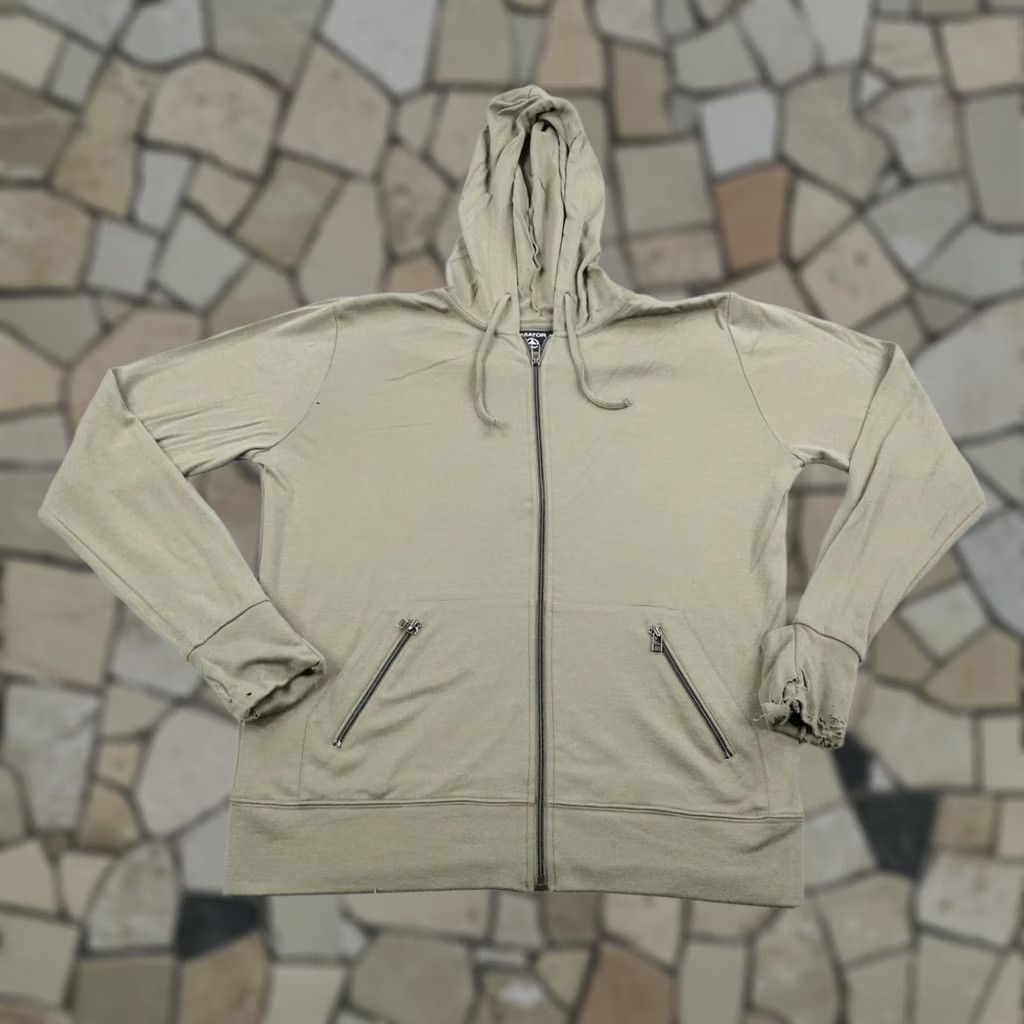 Vintage Aviator Hoodie Mens Small Green First Class Merino Wool Full Zip Sweatshirt Size US S / EU 44-46 / 1 - 1 Thumbnail