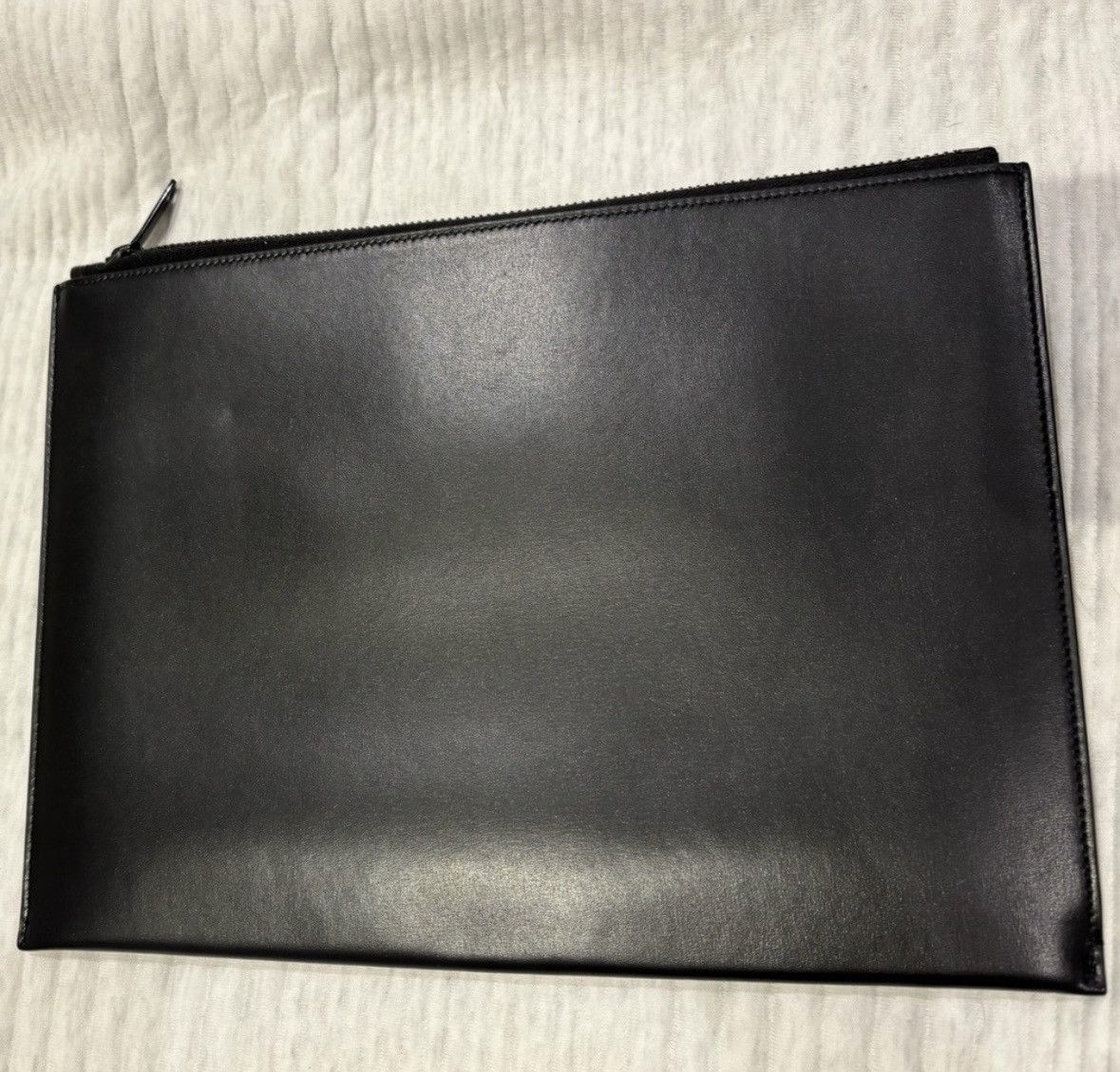 Saint Laurent Paris Black Leather Clutch/Pouch Size ONE SIZE - 3 Thumbnail
