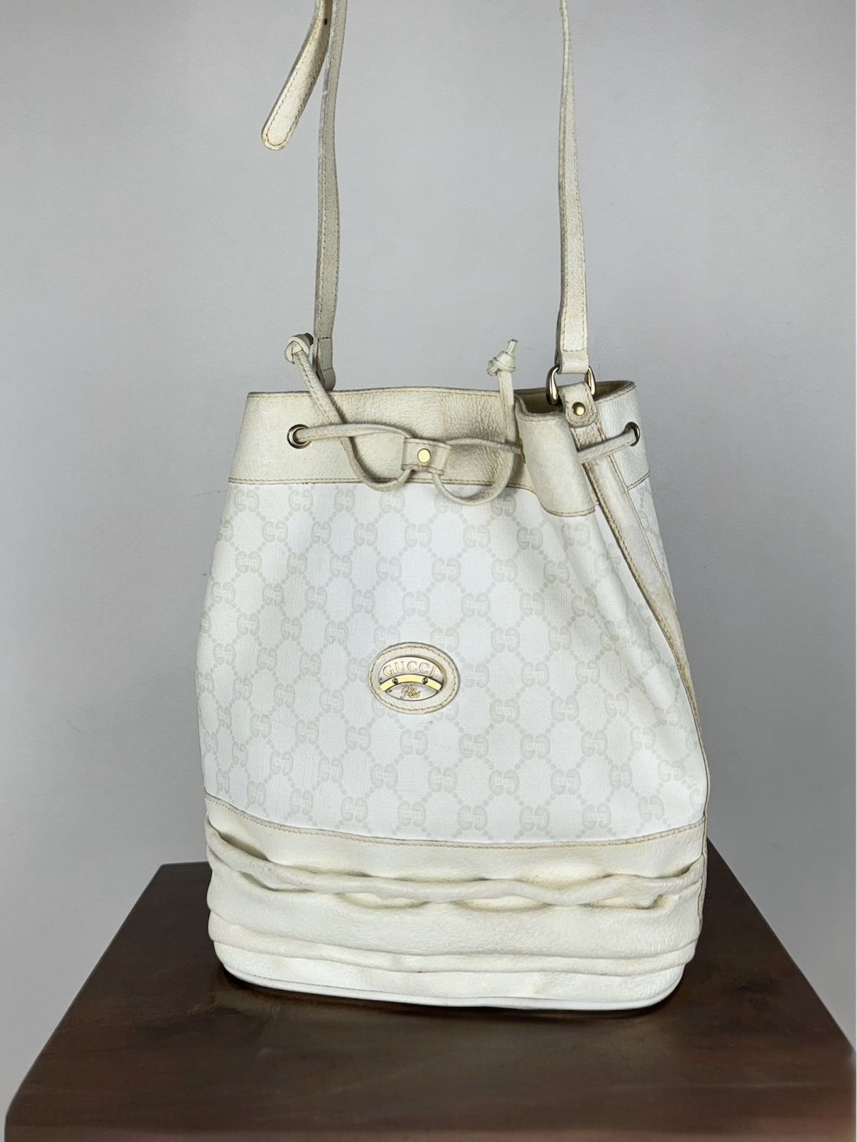 Leather × Paolo Gucci Leather shoulder bag Gucci Plus original rare luxury item Size ONE SIZE - 2 Thumbnail