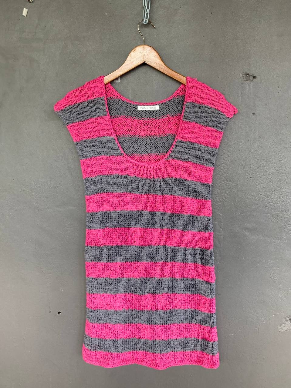Pleats Please Issey Miyake Pleats Please Cable Knit Dress Size M / US 6-8 / IT 42-44 - 1 Thumbnail