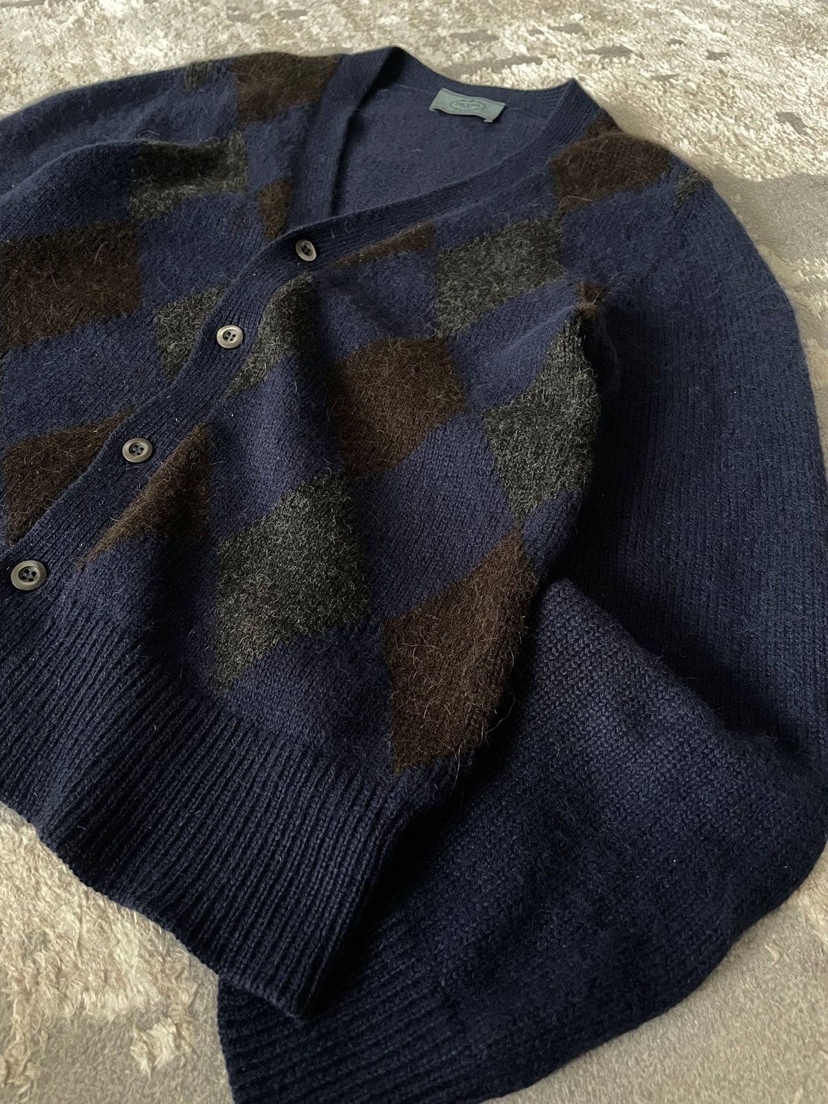 Prada Men's Alpaca Cardigan Prada,Fall/Winter 2013 Size US L / EU 52-54 / 3 - 2 Thumbnail