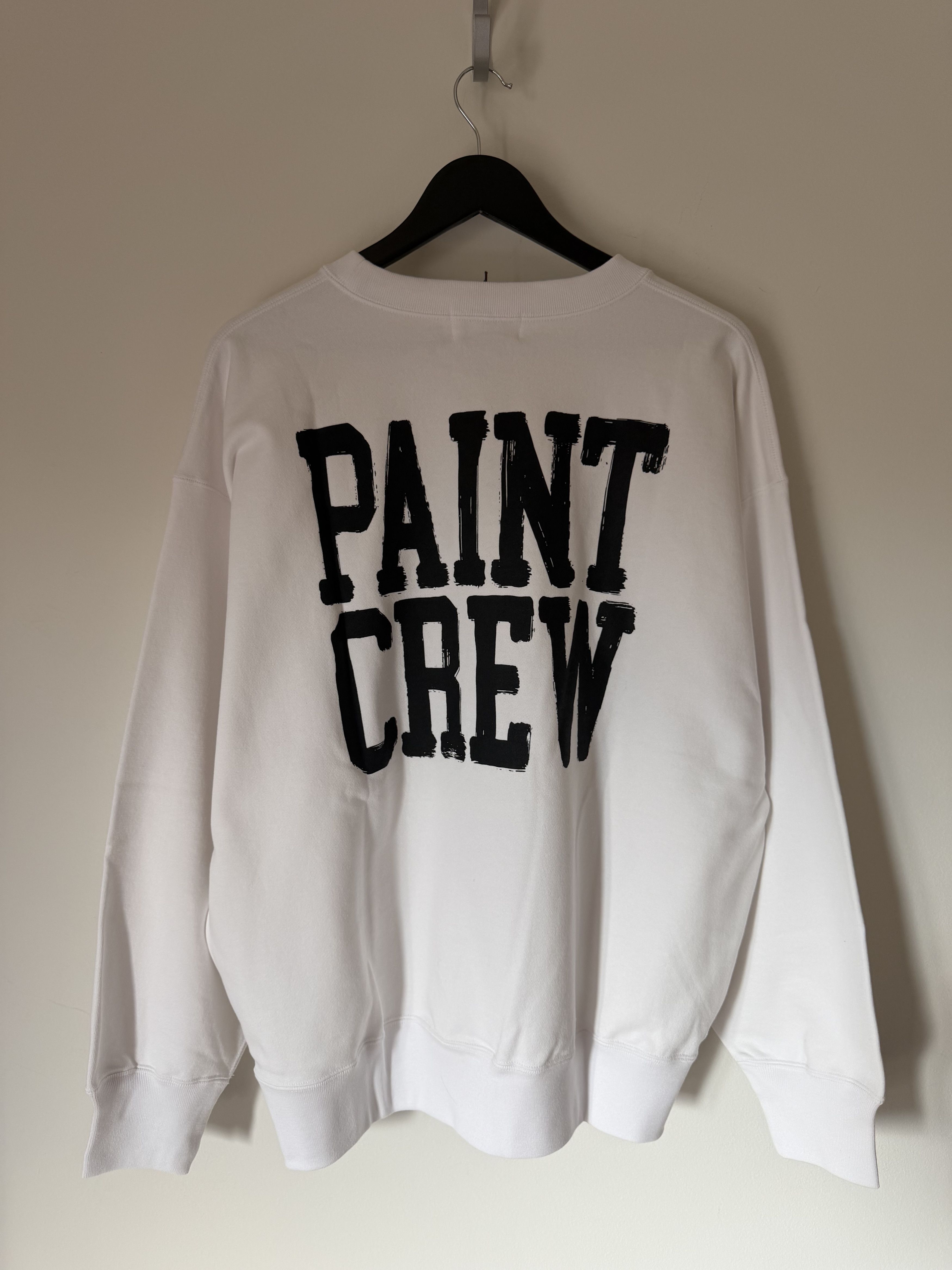 Bape × Joshua Vides Joshua Vides Bape Ape Head Sweatshirt in White Size US L / EU 52-54 / 3 - 6 Thumbnail