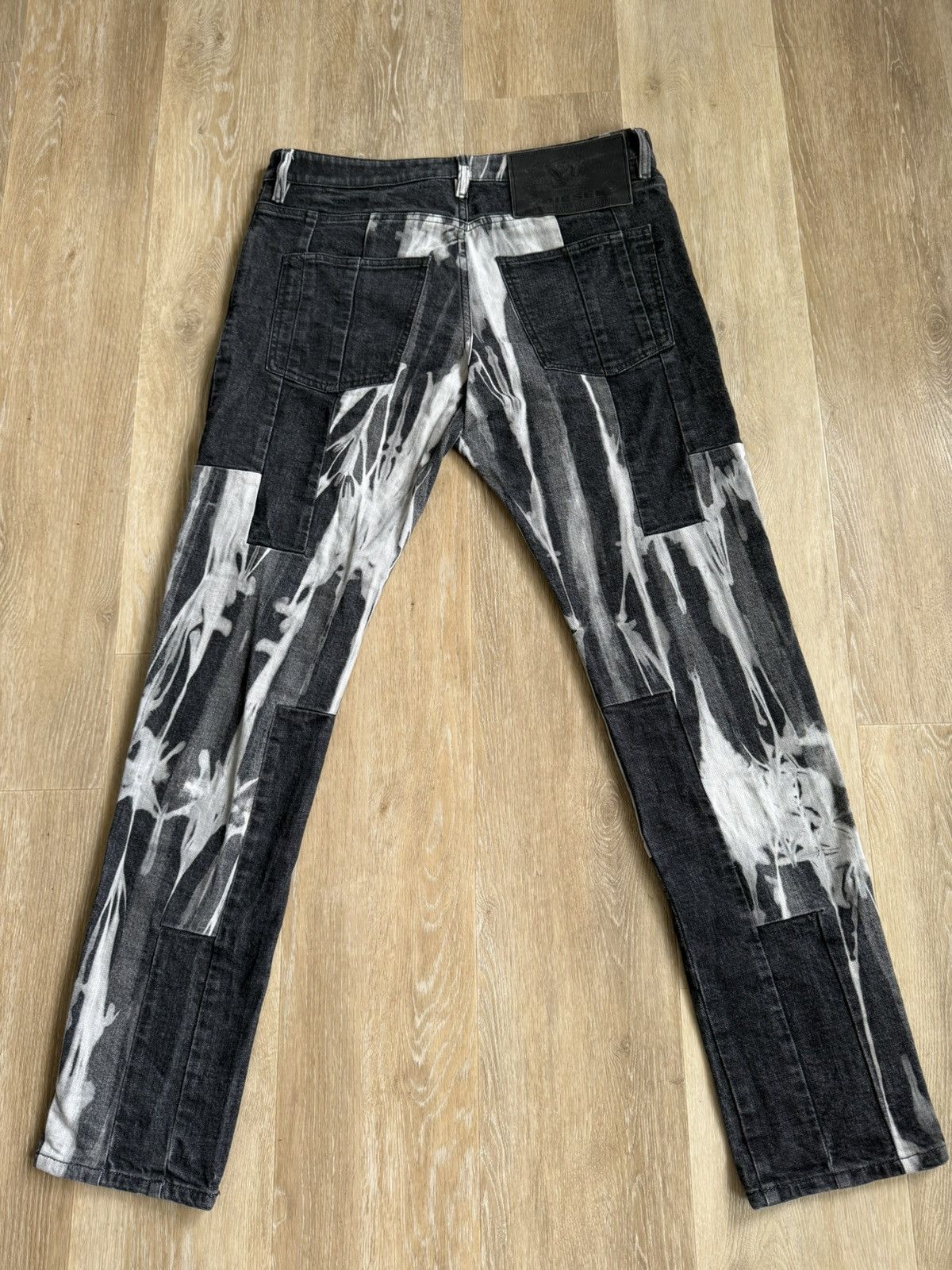 Diesel × Vintage Black Vintage Diesel Denim Jeans Skeleton Bleach Size US 32 / EU 48 - 7 Thumbnail