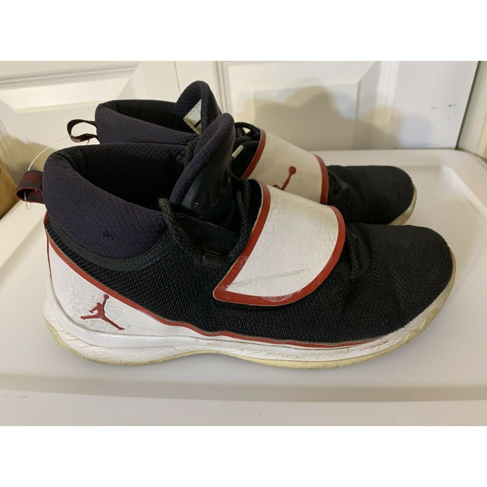 Nike Nike 881571-001 Super.fly shoes Men's 10.5 high top flap bla Size US 10.5 / EU 43-44 - 3 Thumbnail