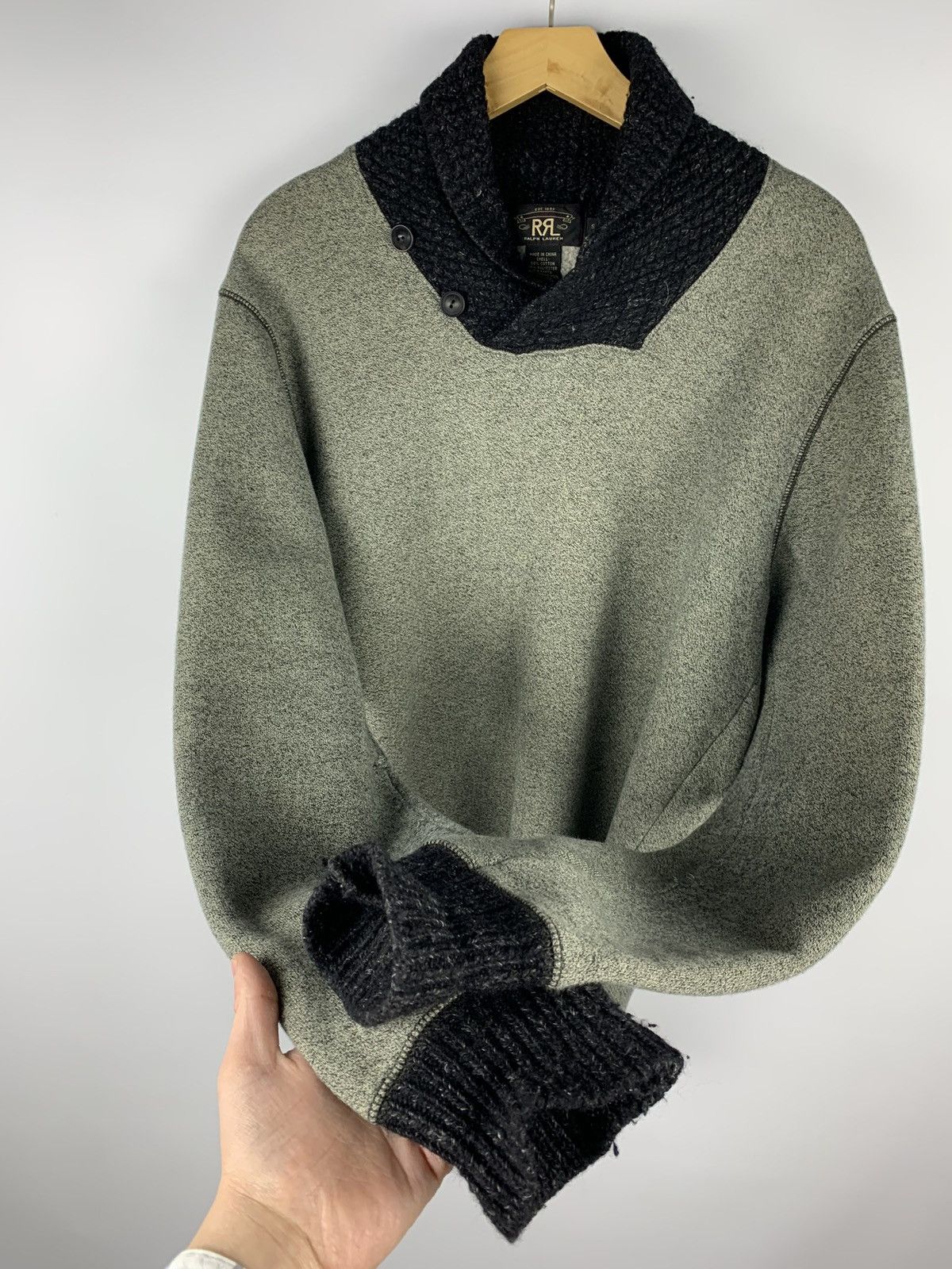 RRL Ralph Lauren RRL Ralph Lauren Sweater Buttons Shawl Neck Men’s Size M Top Size US S / EU 44-46 / 1 - 5 Thumbnail