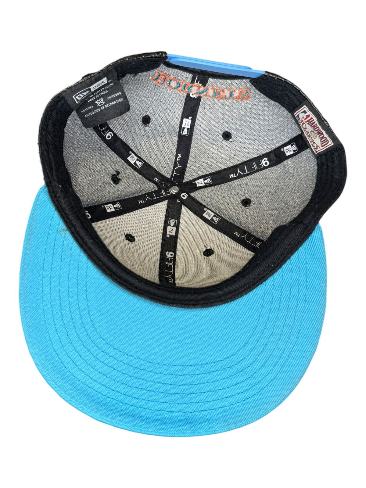 Other Charlotte Hornets Leather Snapback New Era Teal Black Hat Size ONE SIZE - 4 Thumbnail