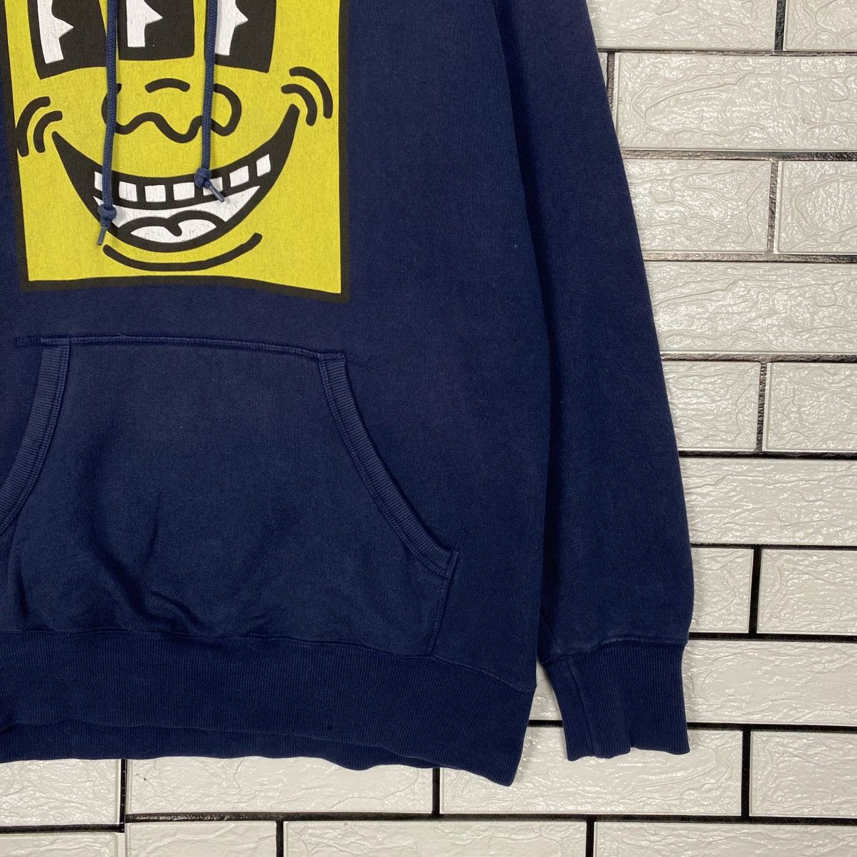 Japanese Brand 📌Vintage Hoodie Keith Harring Big Logo Size US L / EU 52-54 / 3 - 6 Thumbnail