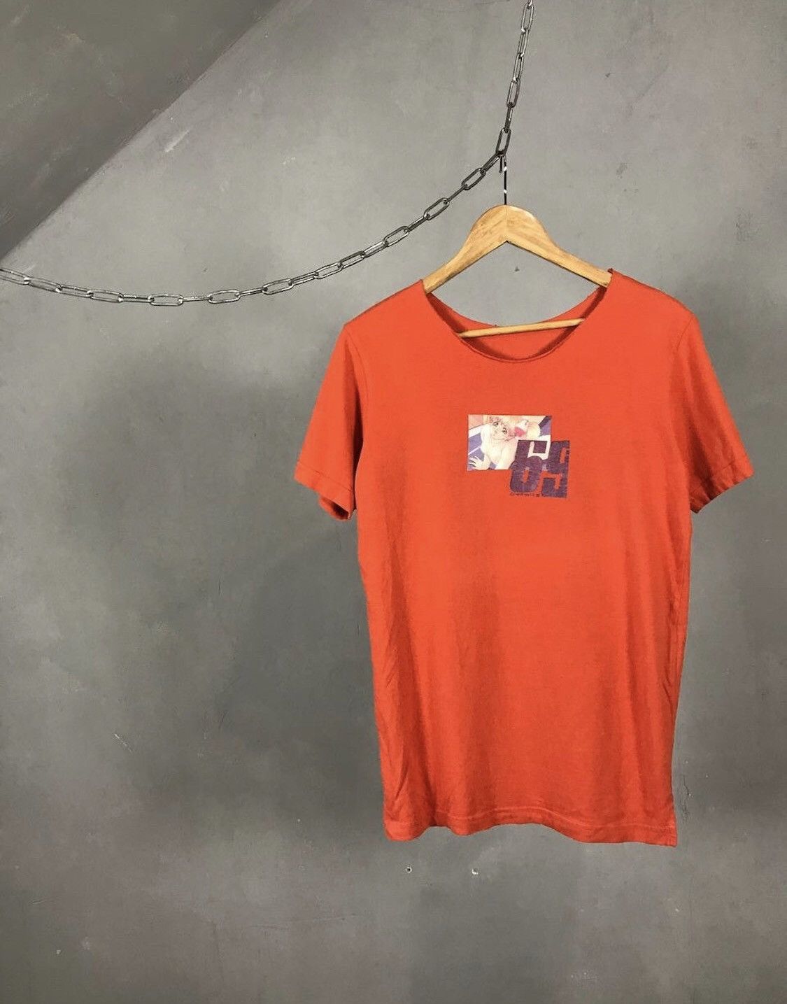 Vintage Porno Anima Japanese Brand streetwear orange tee | Grailed