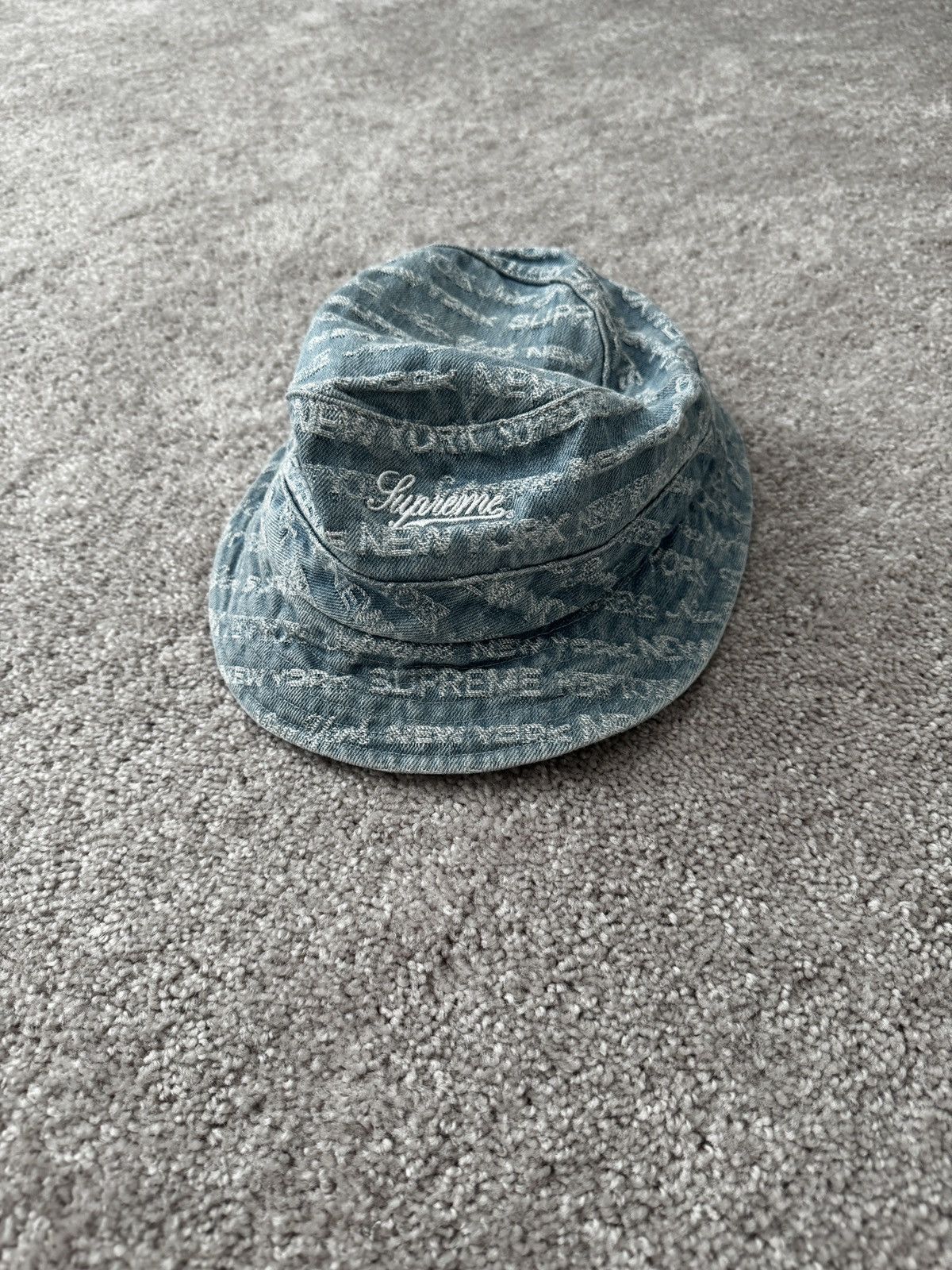 Supreme Denim Bucket Hat | Grailed