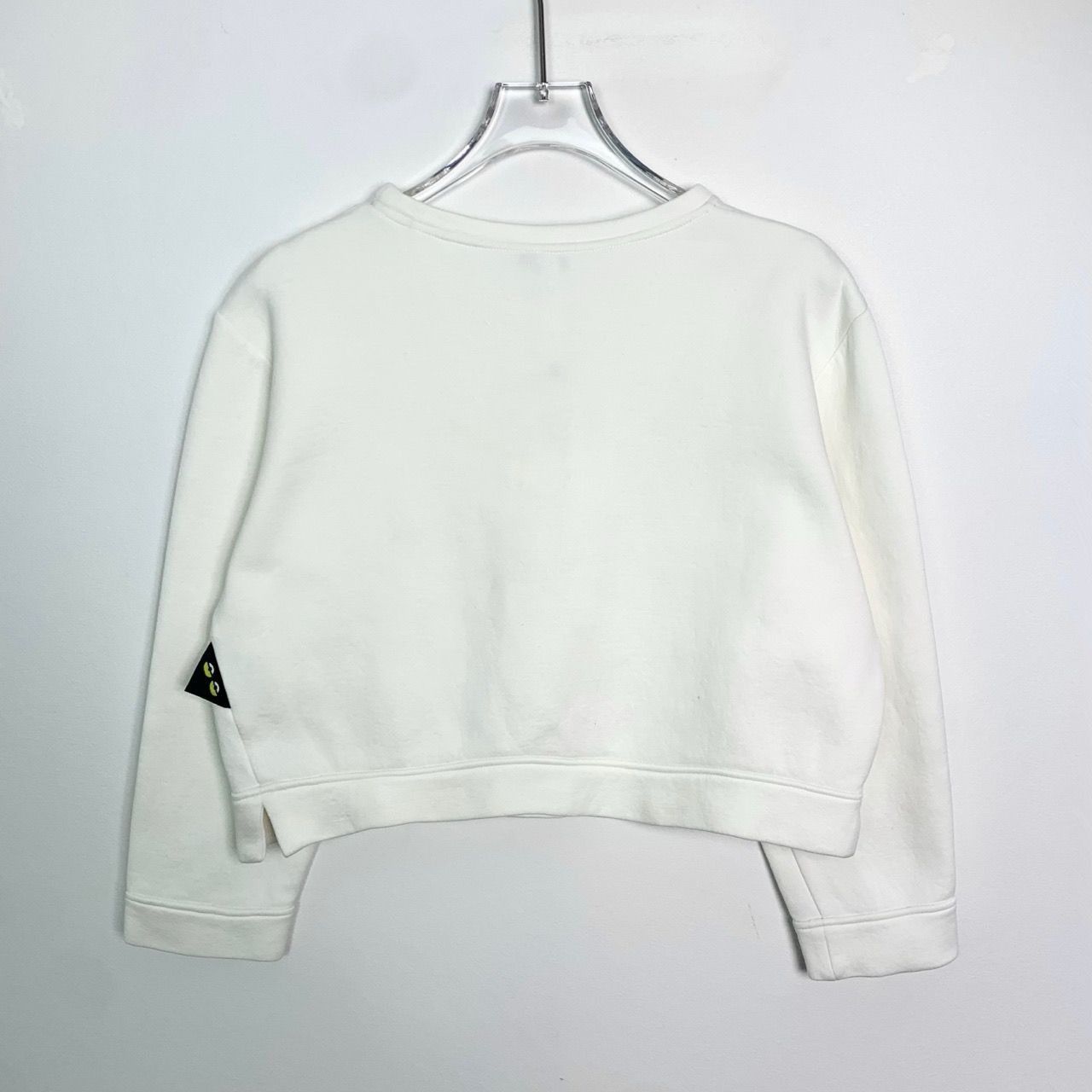 Fendi Fendi White Little Devil Plush Spliced Crew-Neck Long Sleeve Size S / US 4 / IT 40 - 6 Thumbnail