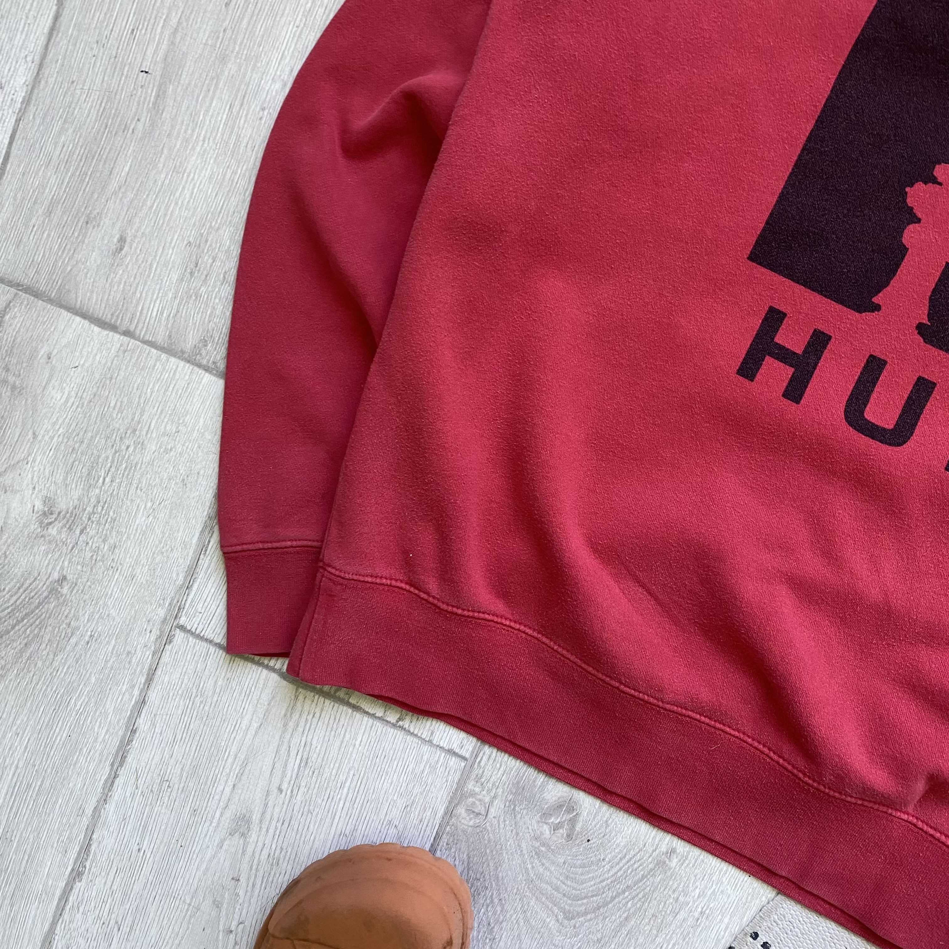 Hook-Ups 🛹 Vintage HUF Skateboards Hoodie center logo Size US M / EU 48-50 / 2 - 10 Thumbnail