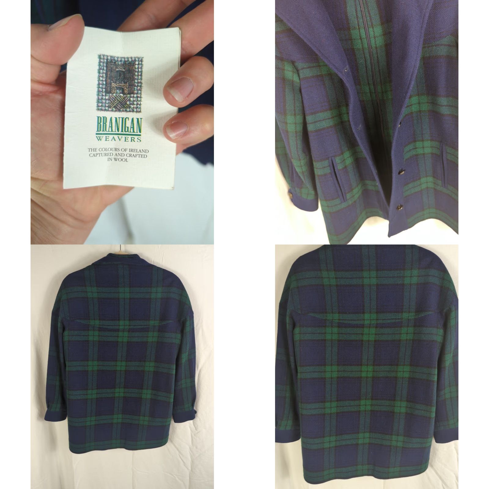 Vintage VINTAGE Branigan Weavers Jacket Coat Plaid Wool Outdoor Light Coat S Women XS Size S / US 4 / IT 40 - 8 Thumbnail