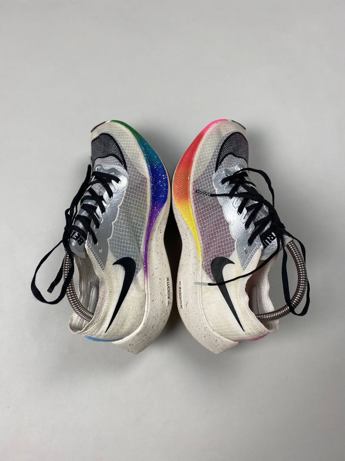 Nike Nike Zoom X Vaporfly Next ‘Be True’ Pride Marathon Sneakers Size US 7 / EU 40 - 16 Thumbnail